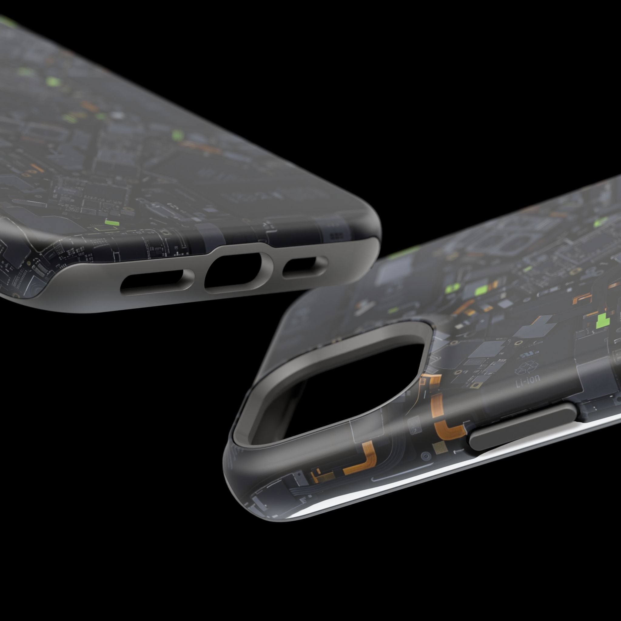 Circuit Core Phone Case — Motherboard Print Wireless Charging Cover