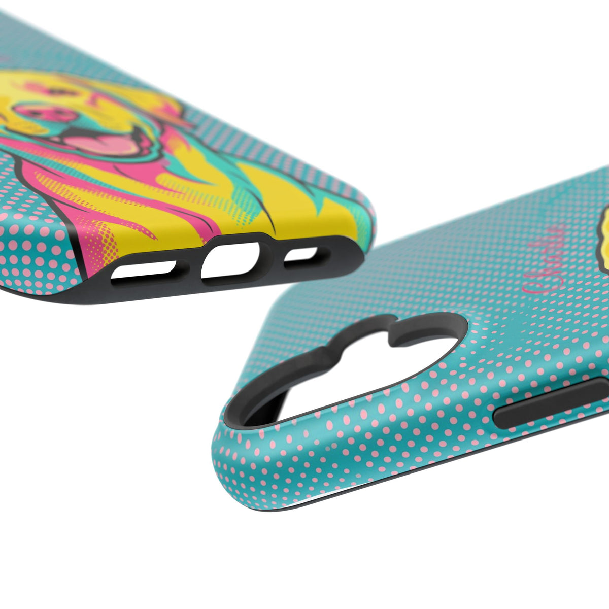 Personalized Pop Art Labrador Phone Case — Tough Magnetic Case with Wireless Charging