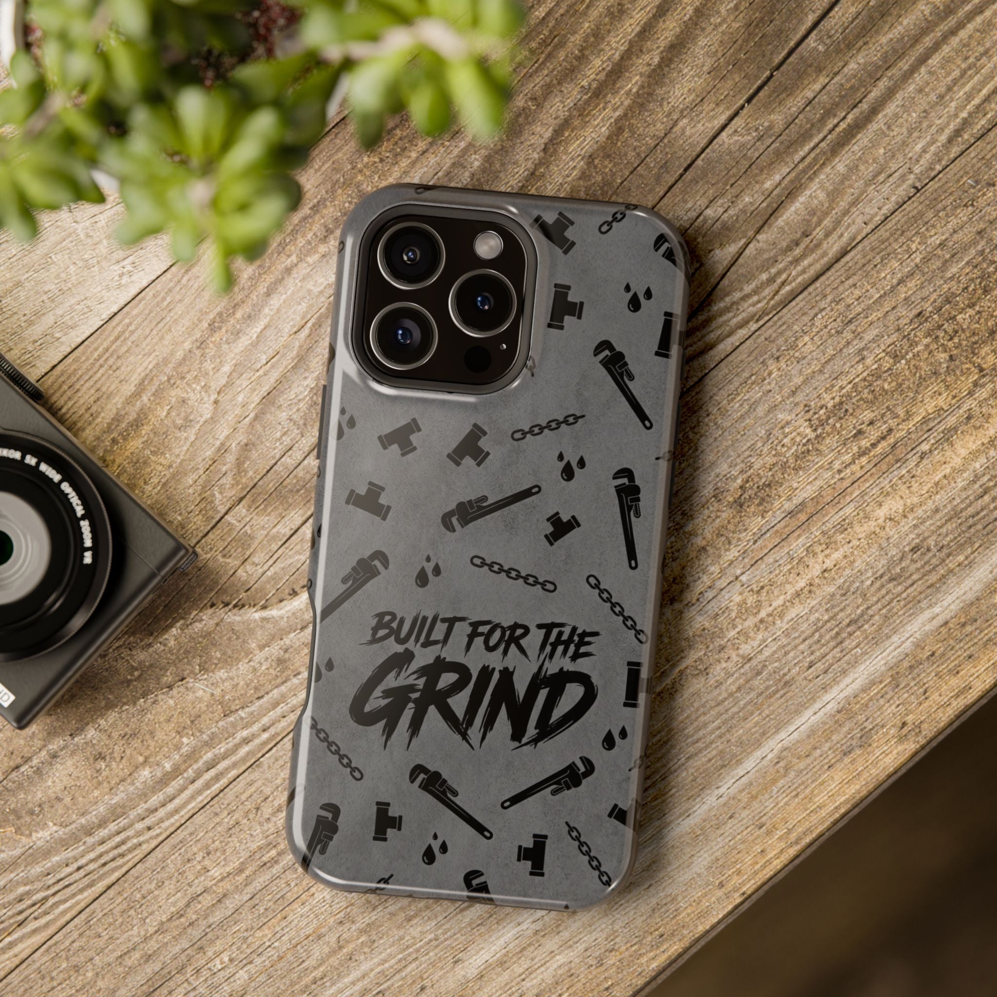 Built for the Grind Phone Case — Plumber Tools Wireless Charging Cover