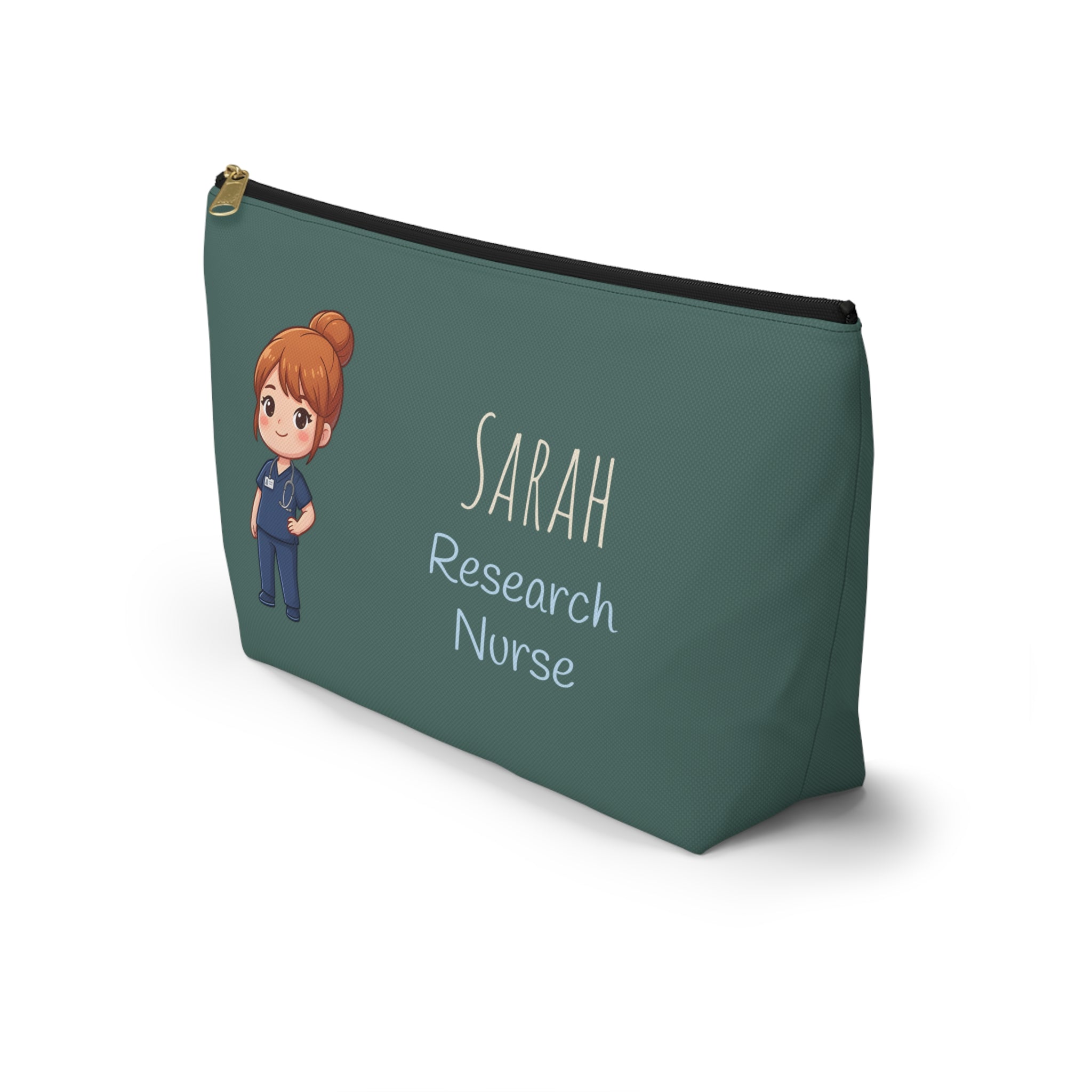 Personalized Nurse Gift Pouch | Custom Name Makeup Bag for Nurses