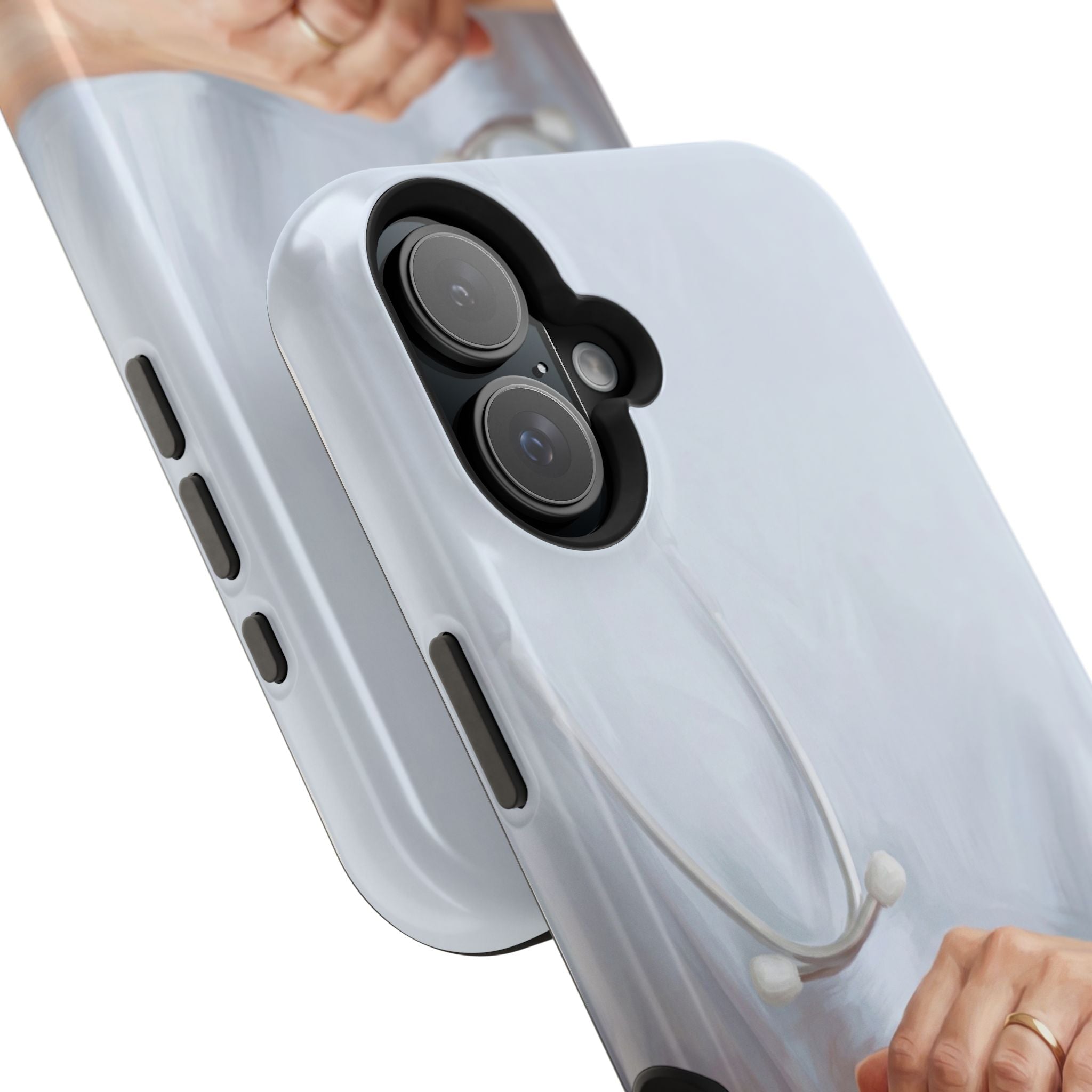 Impact-Resistant Phone Case — Caring Hands Wireless Charging Cover