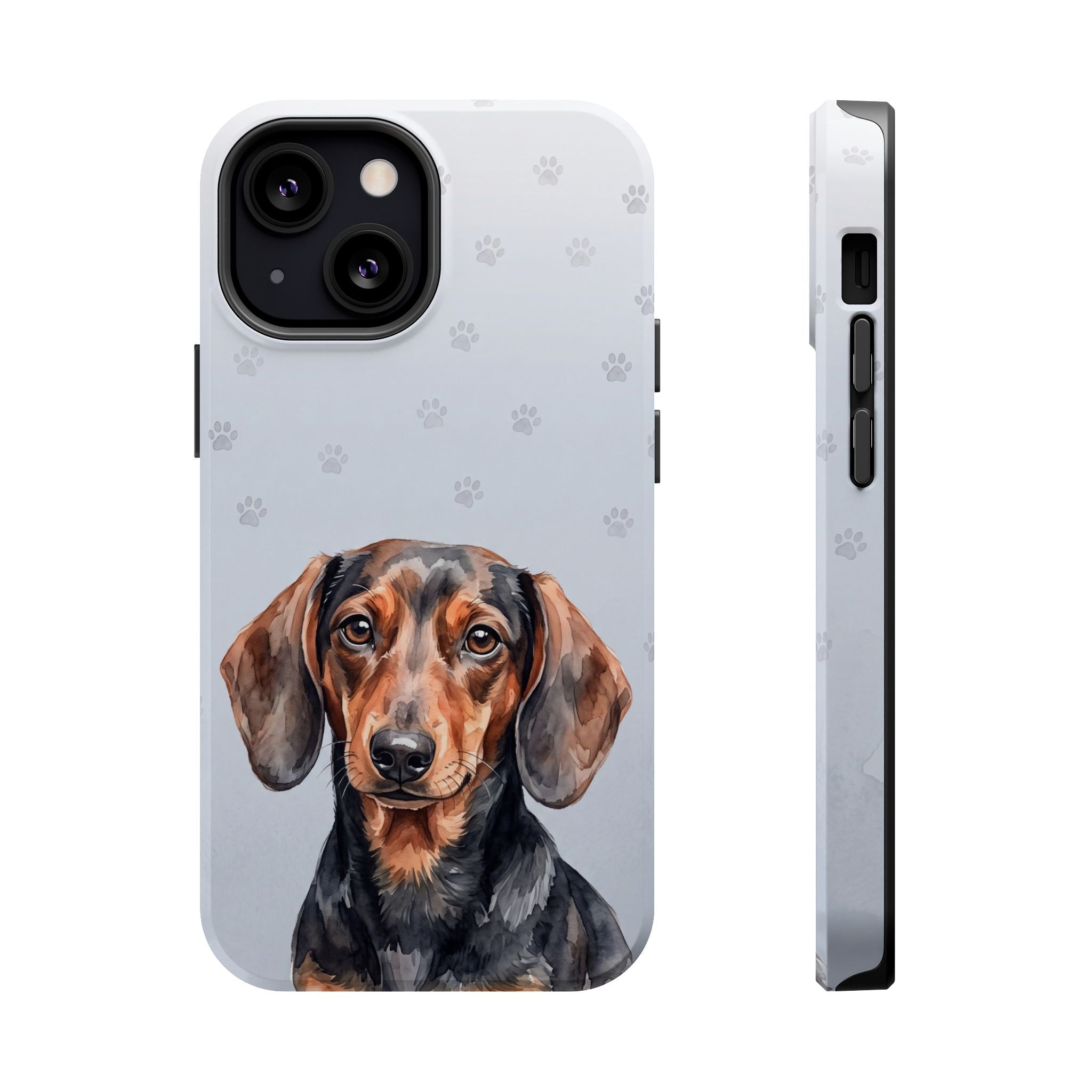 Dachshund Phone Case — Impact-Resistant Wireless Charging Cover