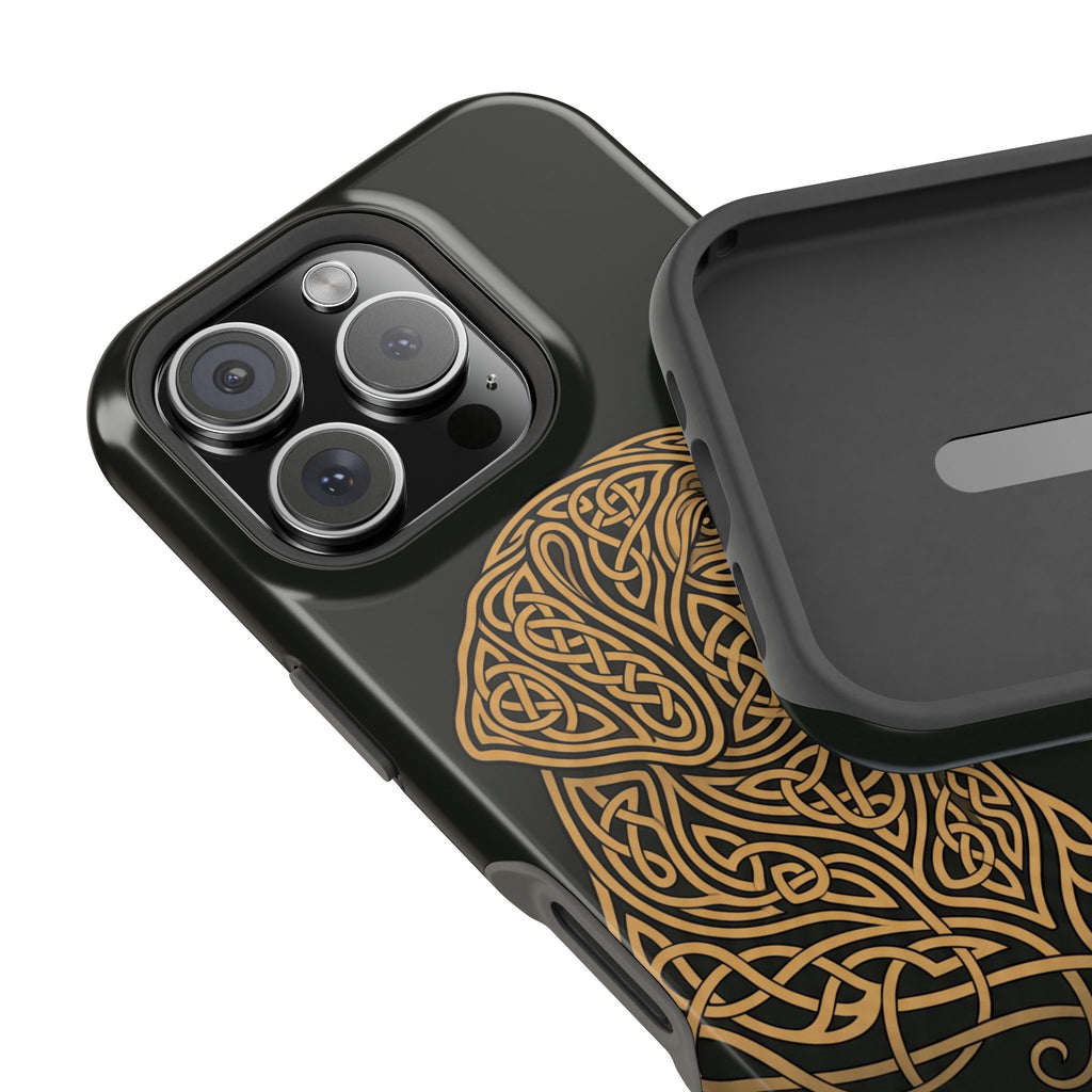 Celtic Knotwork Labrador Phone Case — Tough Magnetic Case with Wireless Charging