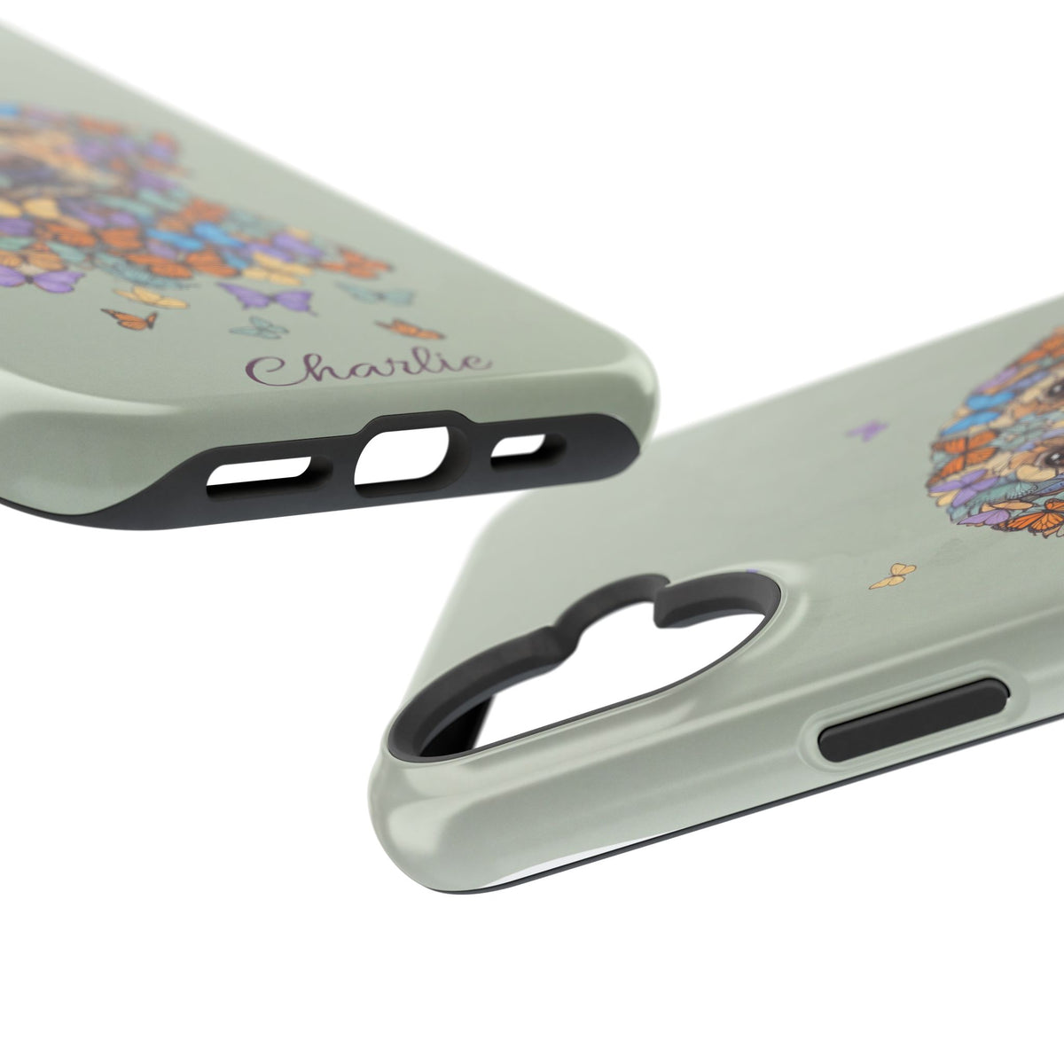 Personalized Butterfly Labrador Phone Case — Tough Magnetic Case with Wireless Charging