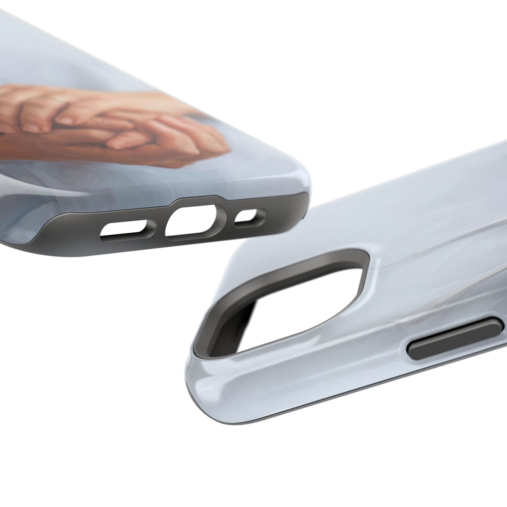 Impact-Resistant Phone Case — Caring Hands Wireless Charging Cover