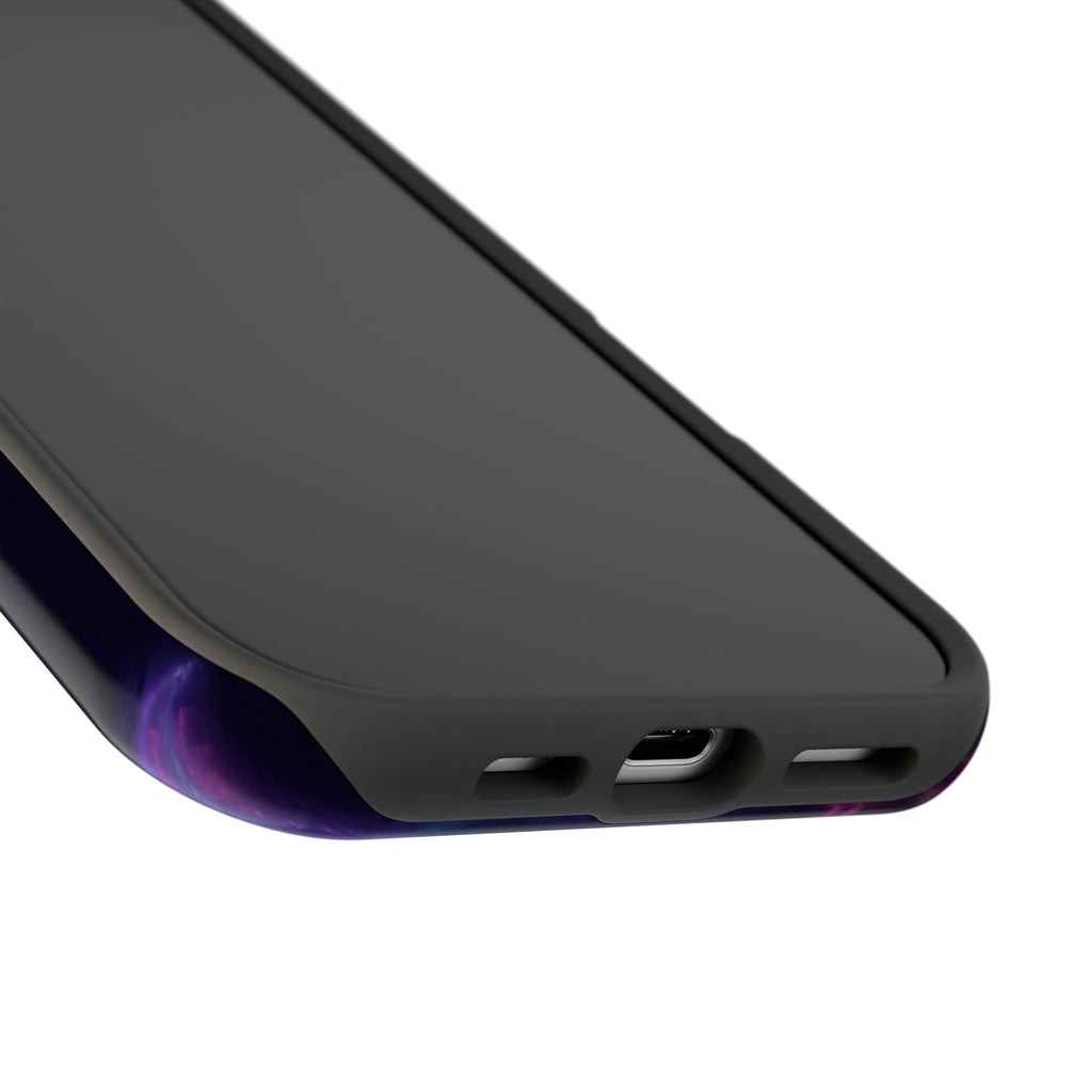 Personalized Neon Glow Horse Phone Case — Tough Magnetic Case with Wireless Charging