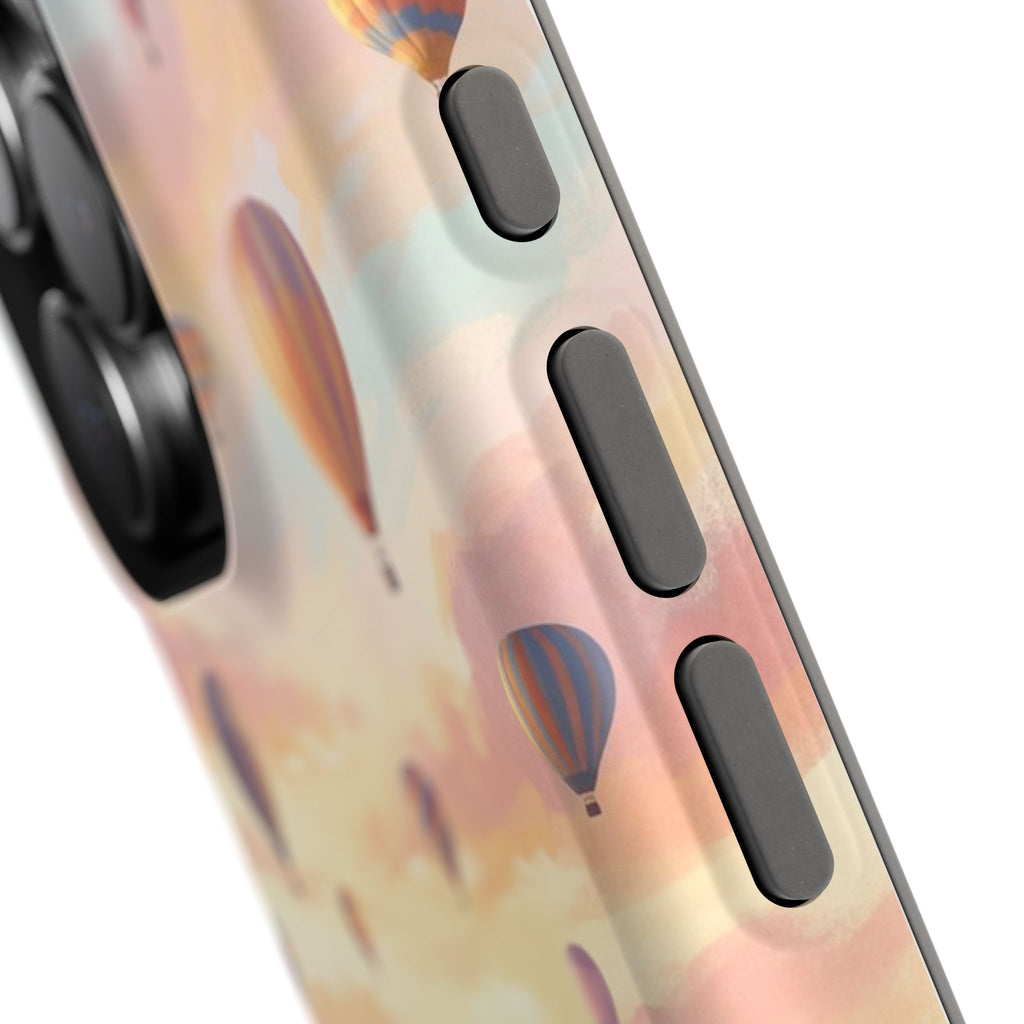 Personalized Golden Retriever Hot Air Balloon Phone Case — Wireless Charging Cover
