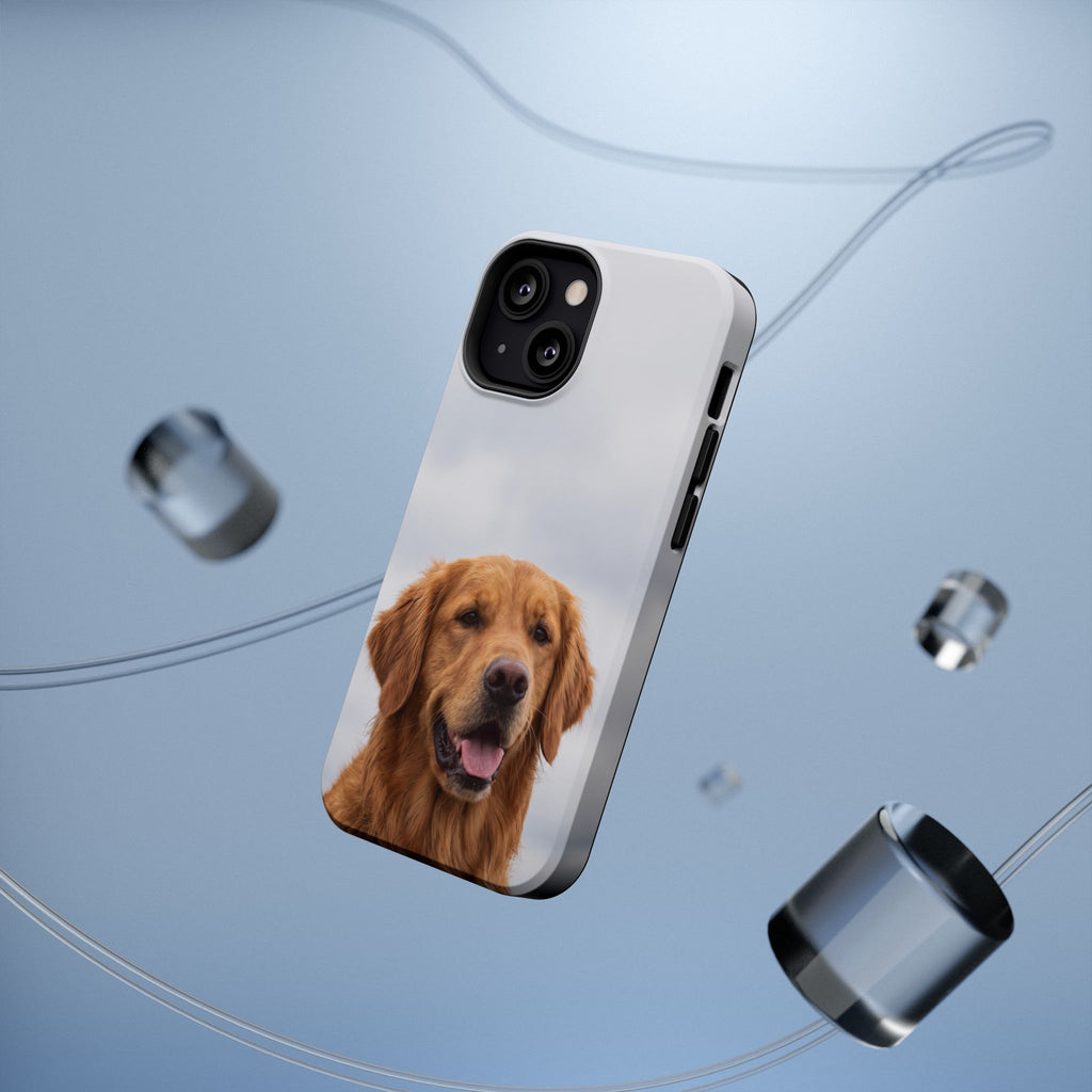 Golden Retriever Phone Case — Impact-Resistant Wireless Charging Cover