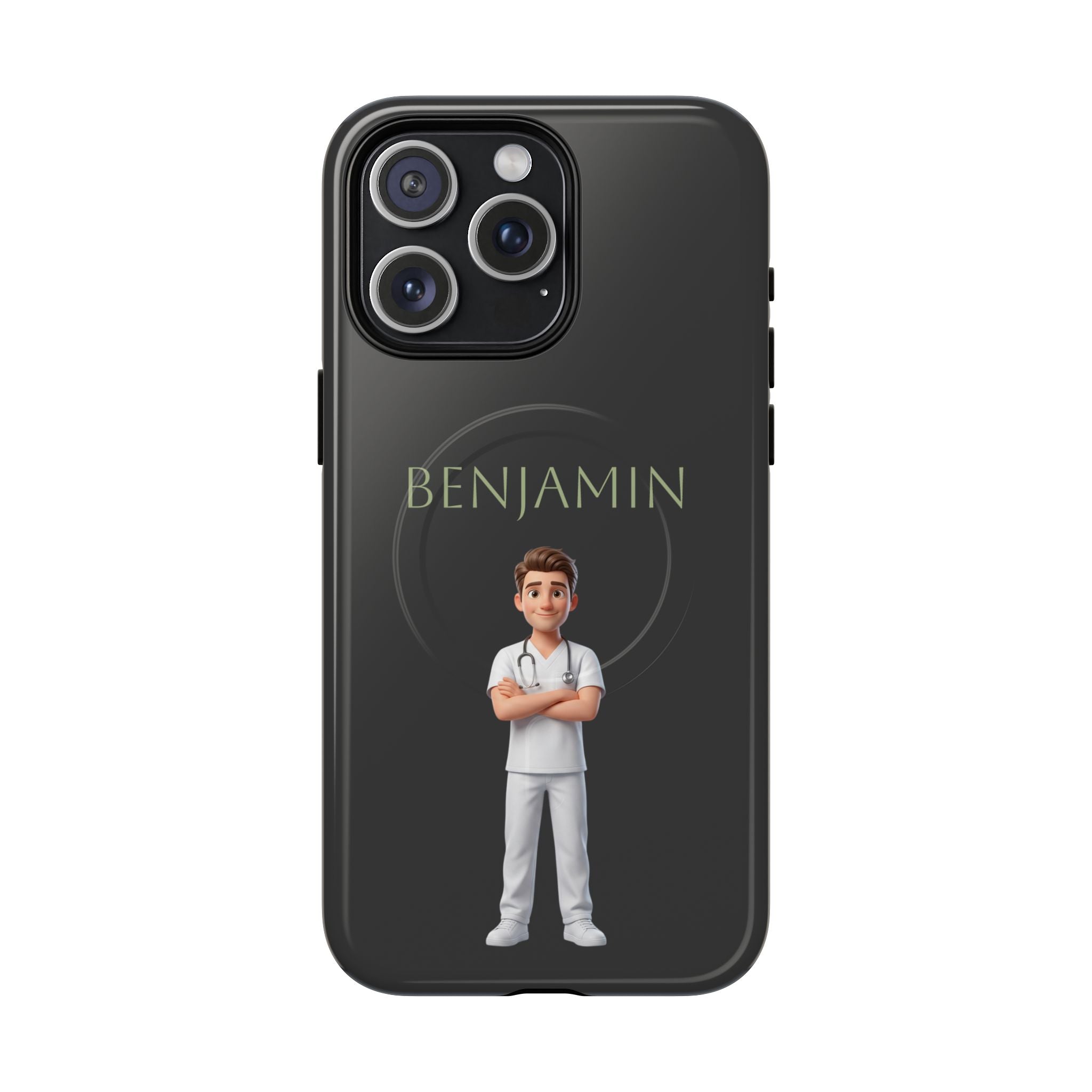 Personalized Nurse Phone Case | MagSafe Compatible, Custom Name iPhone Case