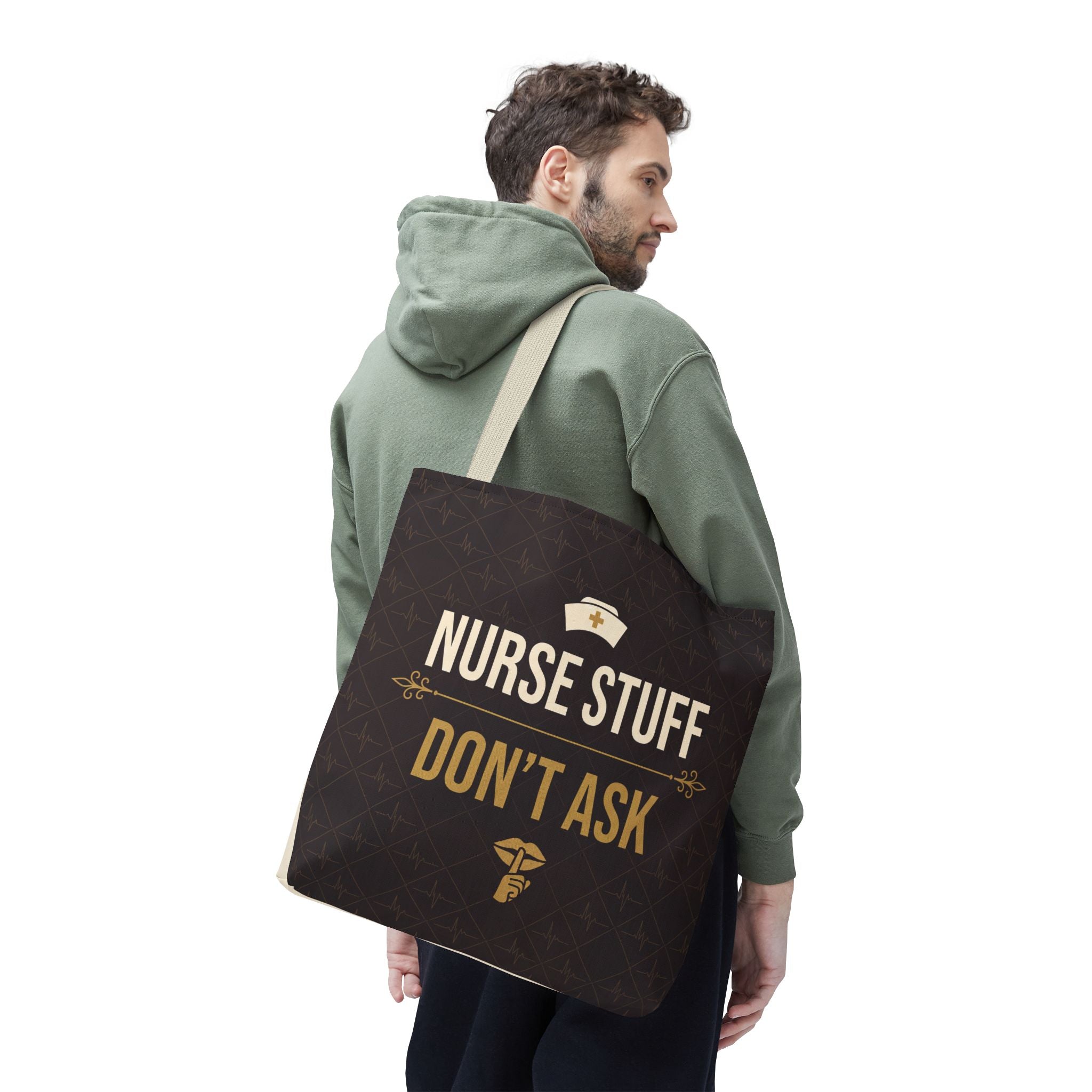 Nurse Stuff Don't Ask Tote | Funny Nurse Gift Tote Bag | Nurse Humour Appreciation Gift | Premium Polyester Carry-All