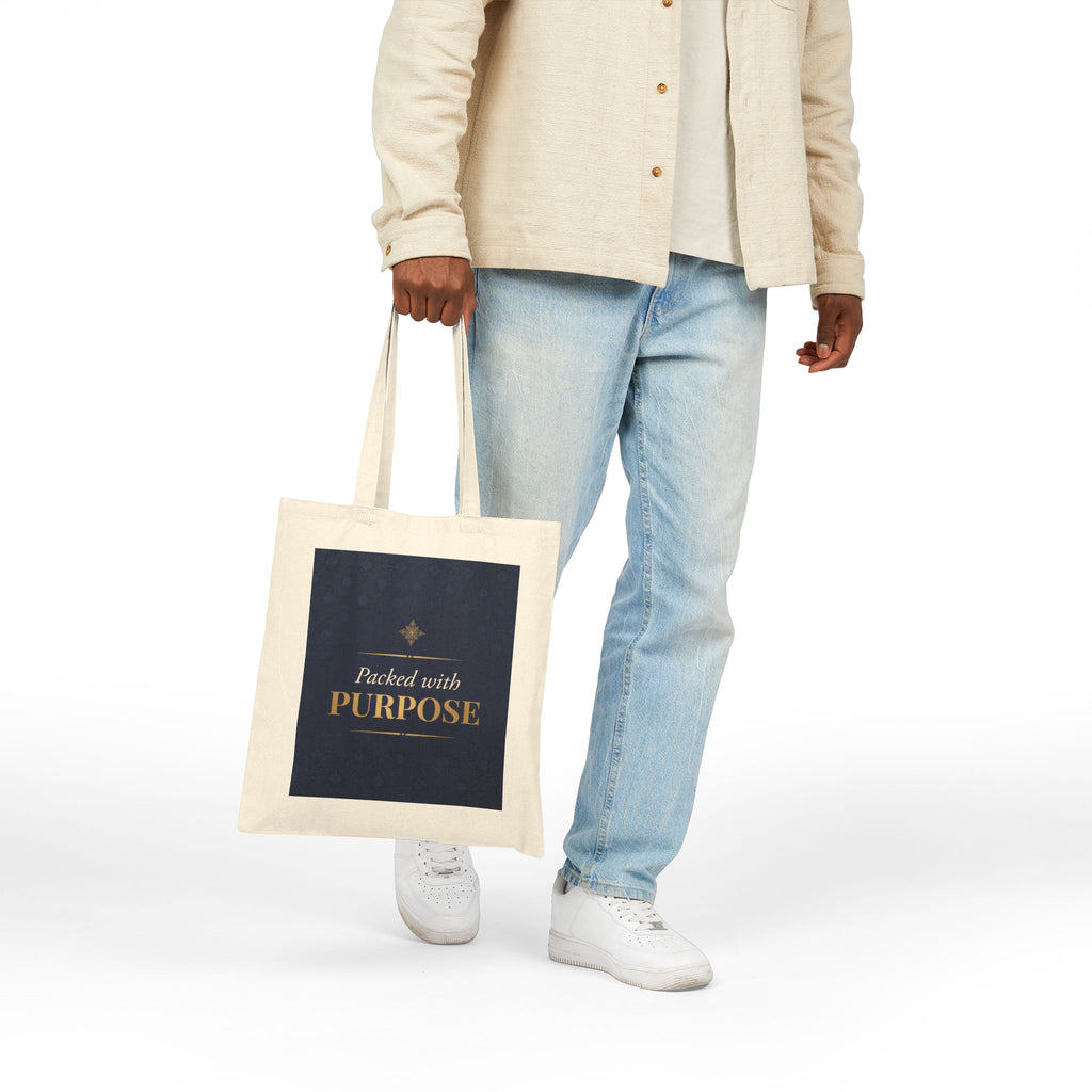 Nurse Tote Bag – Packed with purpose – Cotton Canvas Tote Bag for Nurses