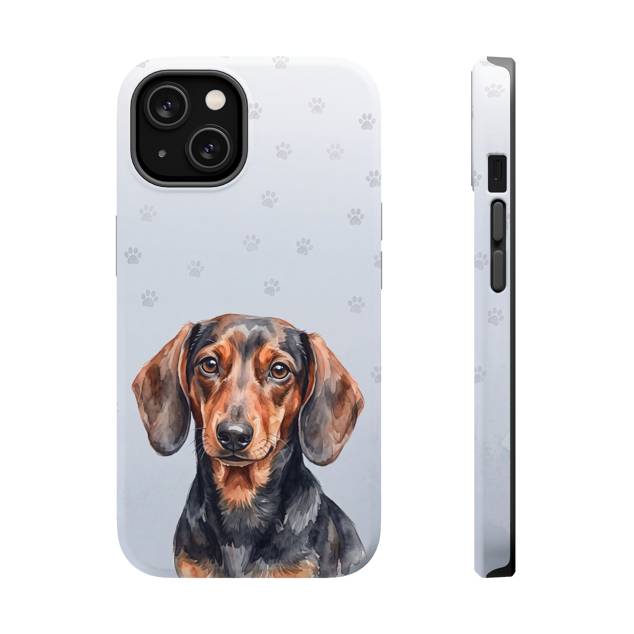 Dachshund Phone Case — Impact-Resistant Wireless Charging Cover