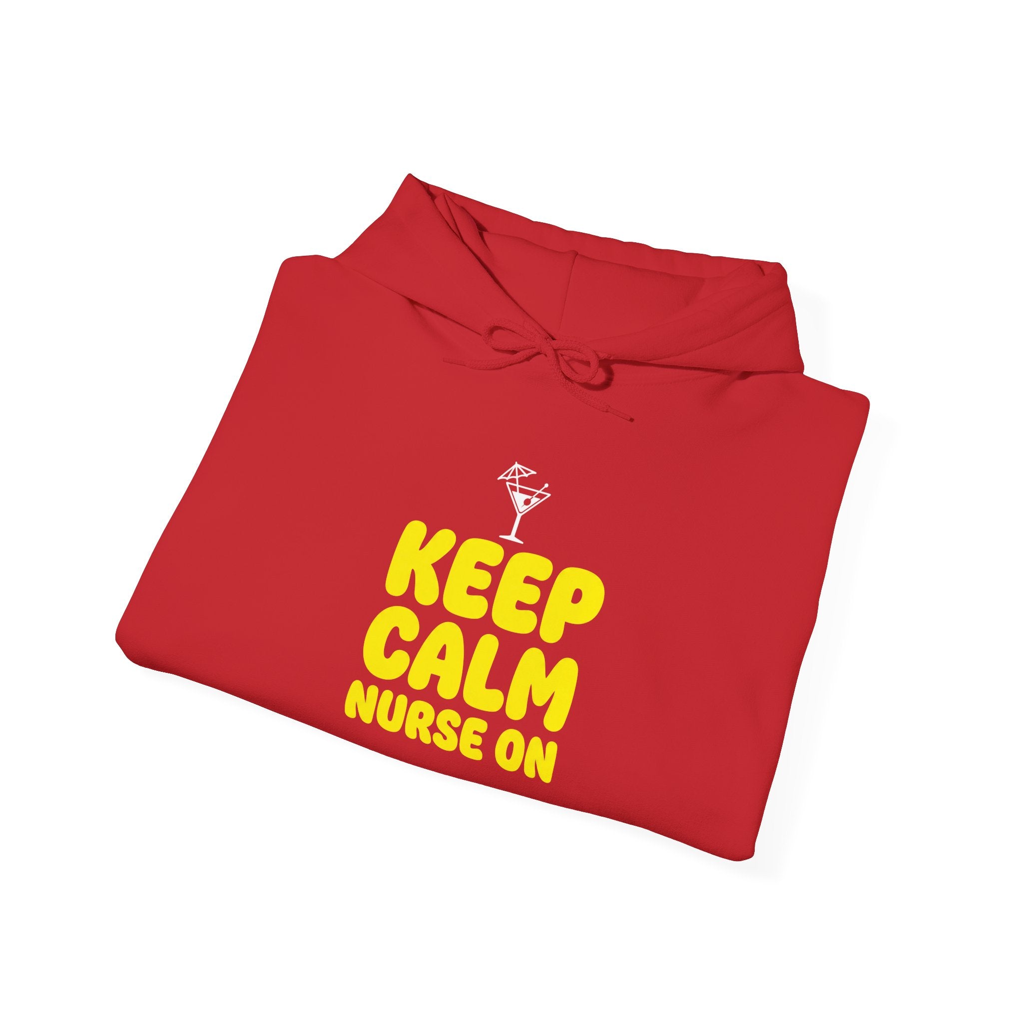 Keep Calm Nurse On Hoodie — Funny Nurse Graphic Pullover