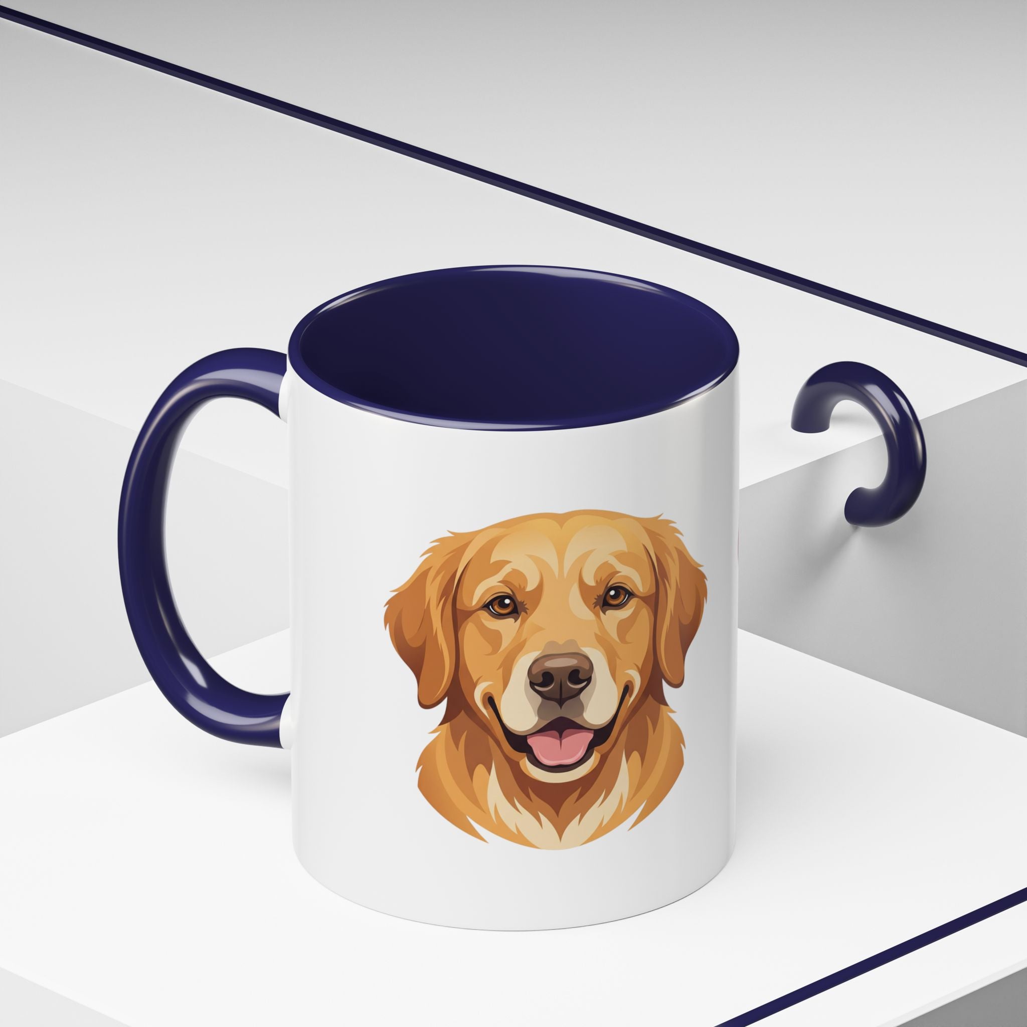 Personalized Golden Retriever Mug | Custom Name & Message Dog Lover Coffee Mug