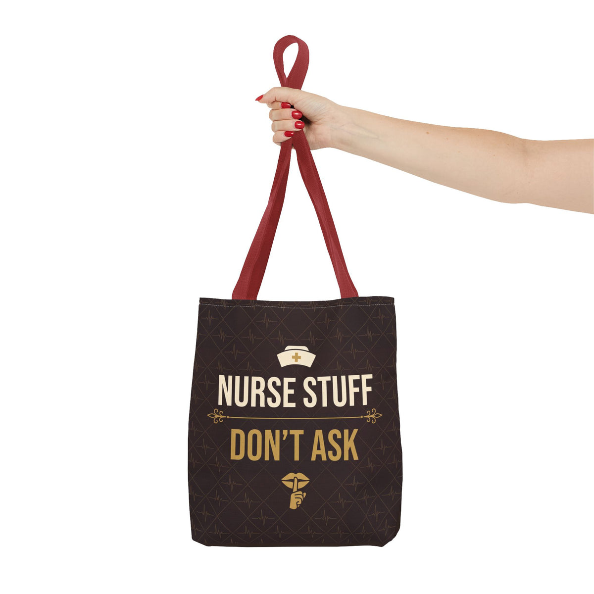 Nurse Stuff Don't Ask Tote | Funny Nurse Gift Tote Bag | Nurse Humour Appreciation Gift | Premium Polyester Carry-All