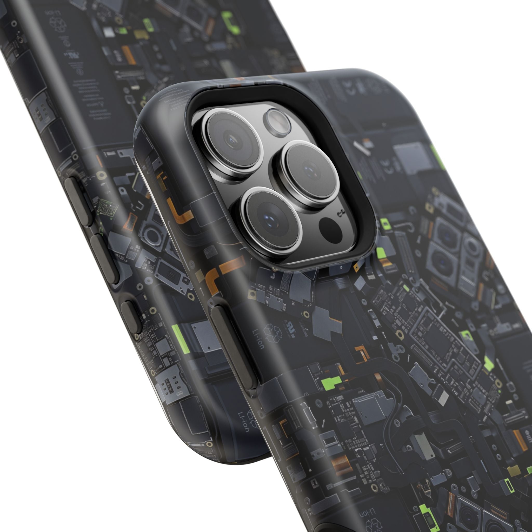 Circuit Core Phone Case — Motherboard Print Wireless Charging Cover