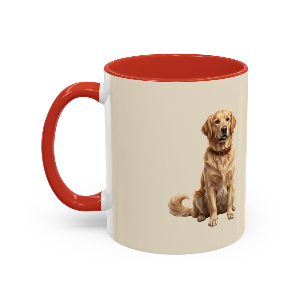 Personalized Golden Retriever Mug | Custom Name & Message Dog Mom Dad Coffee Mug