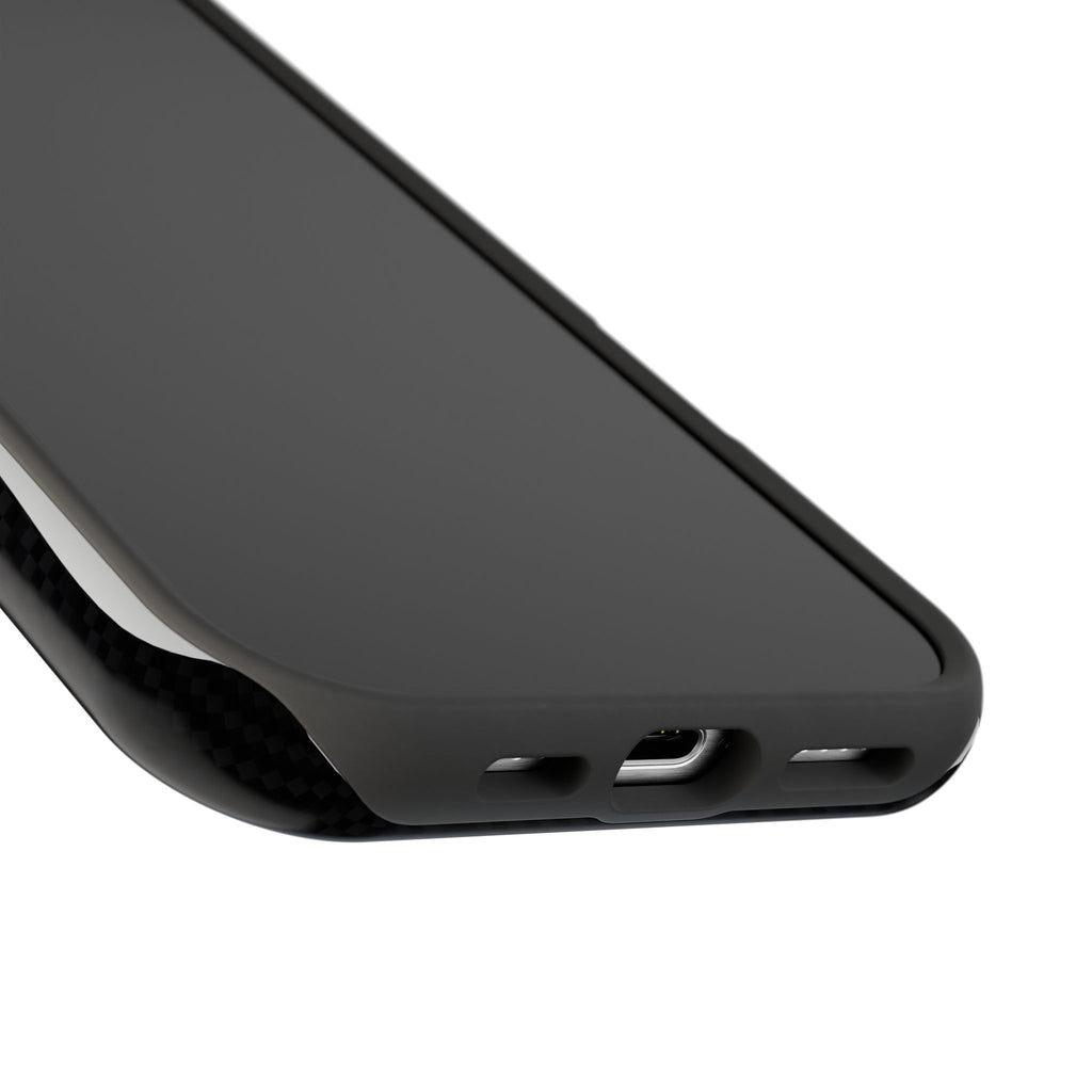 Gold Paramedic Badge Black Phone Case — Magnetic Wireless Charging Cover