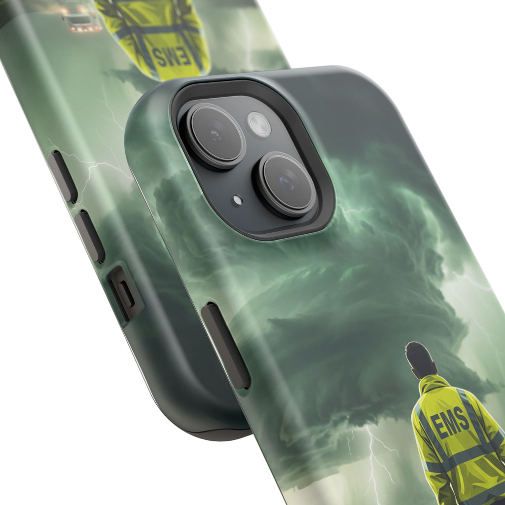 EMS Green Storm Phone Case — Magnetic Wireless Charging Cover