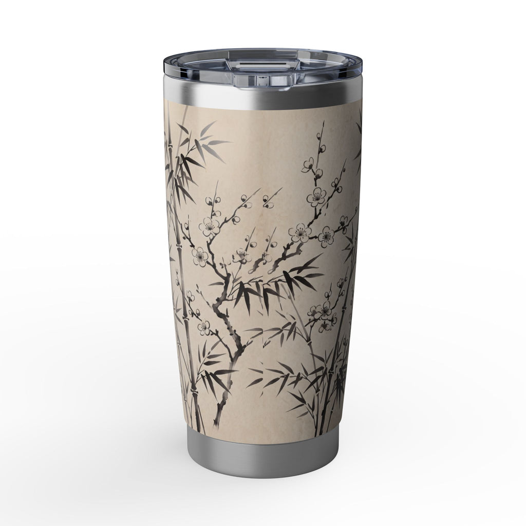 Labrador Personalized Tumbler | Sumi-e Ink Wash Art — 20 oz Stainless Travel Mug