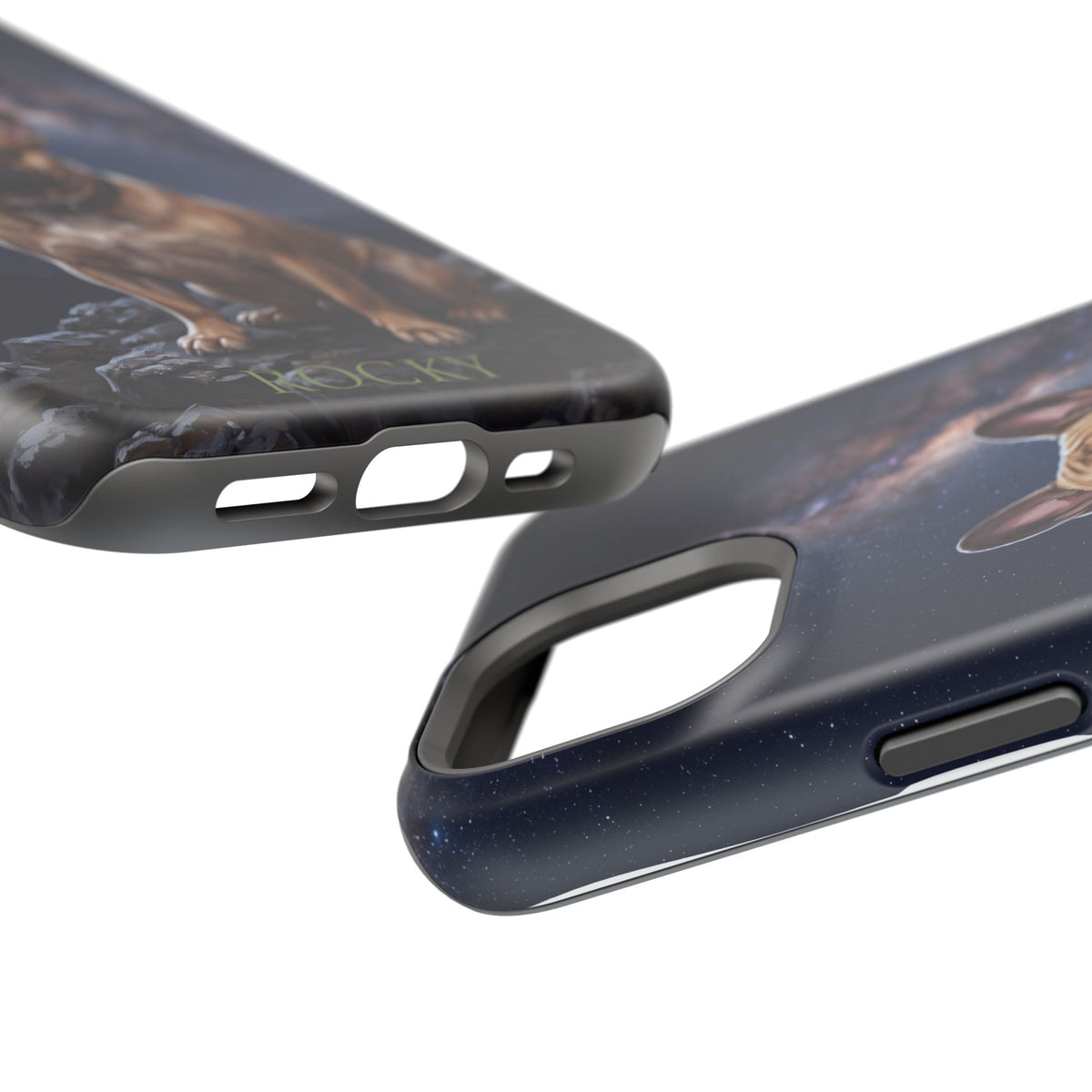 Personalized French Bulldog Starry Night Sky Phone Case — Wireless Charging Cover