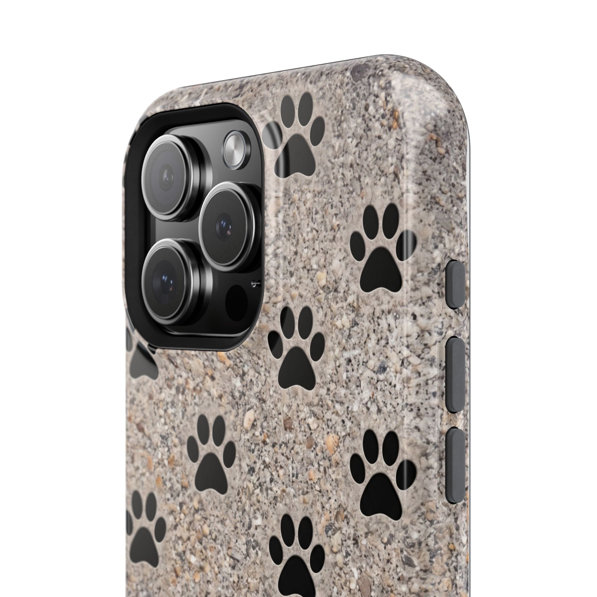 A True Friend Leaves Paw Prints Phone Case — Impact-Resistant Wireless Charging Cover