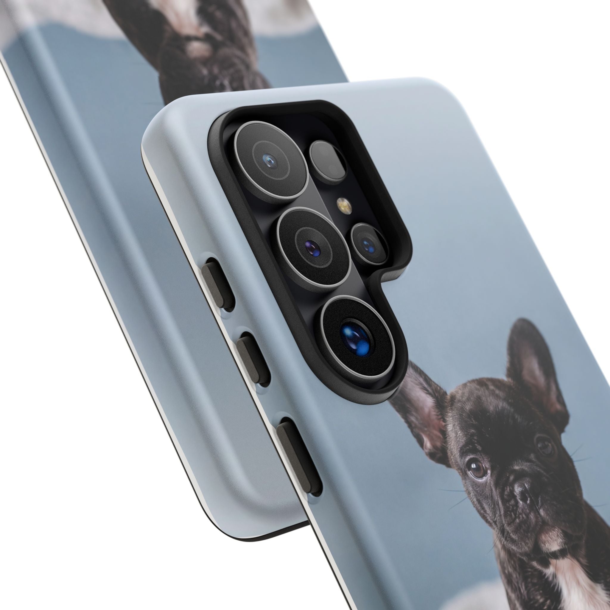 French Bulldog Puppy Phone Case | Adorable Brindle Frenchie Portrait | Samsung & iPhone