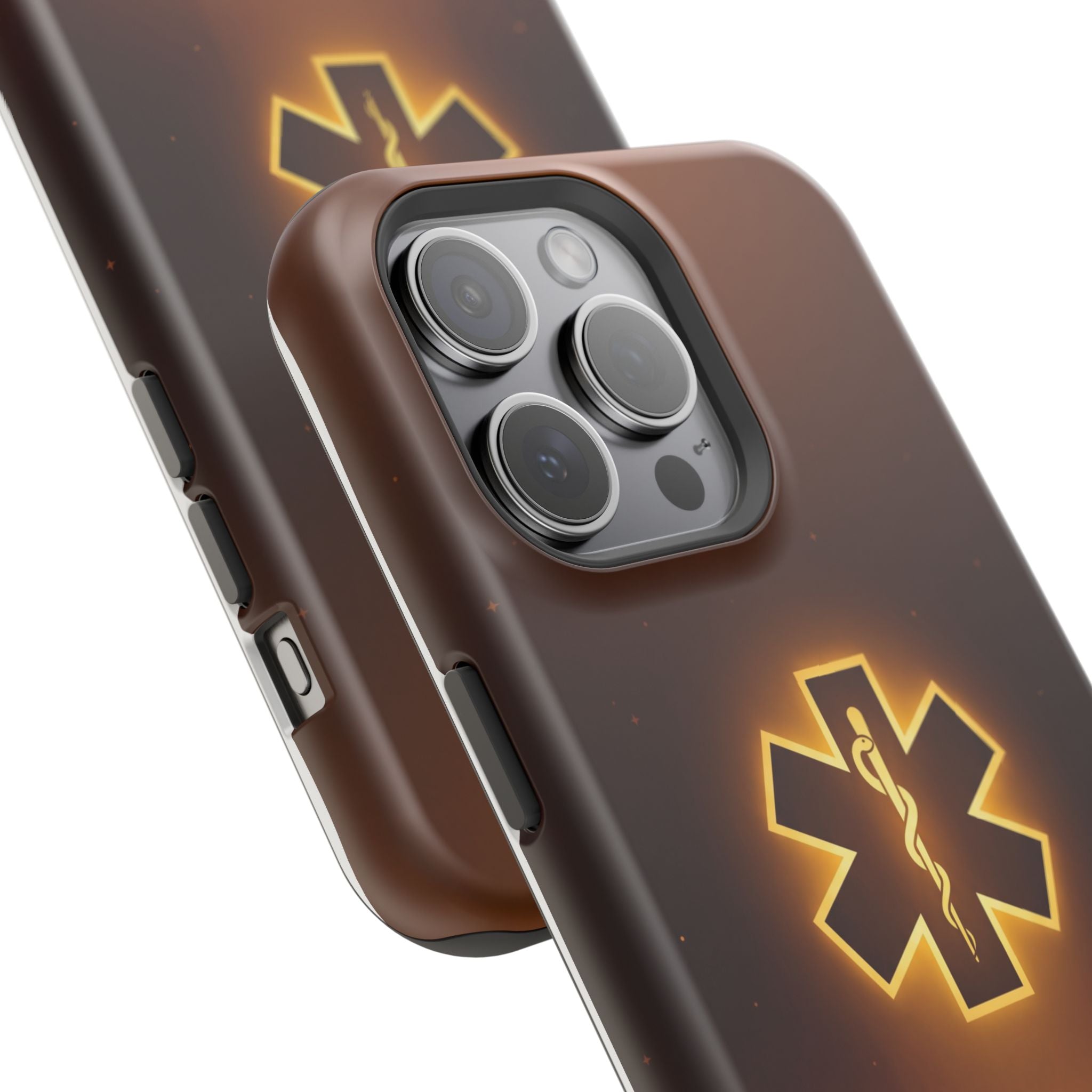 Paramedic/EMT Skyline Phone Case — Magnetic Wireless Charging Cover