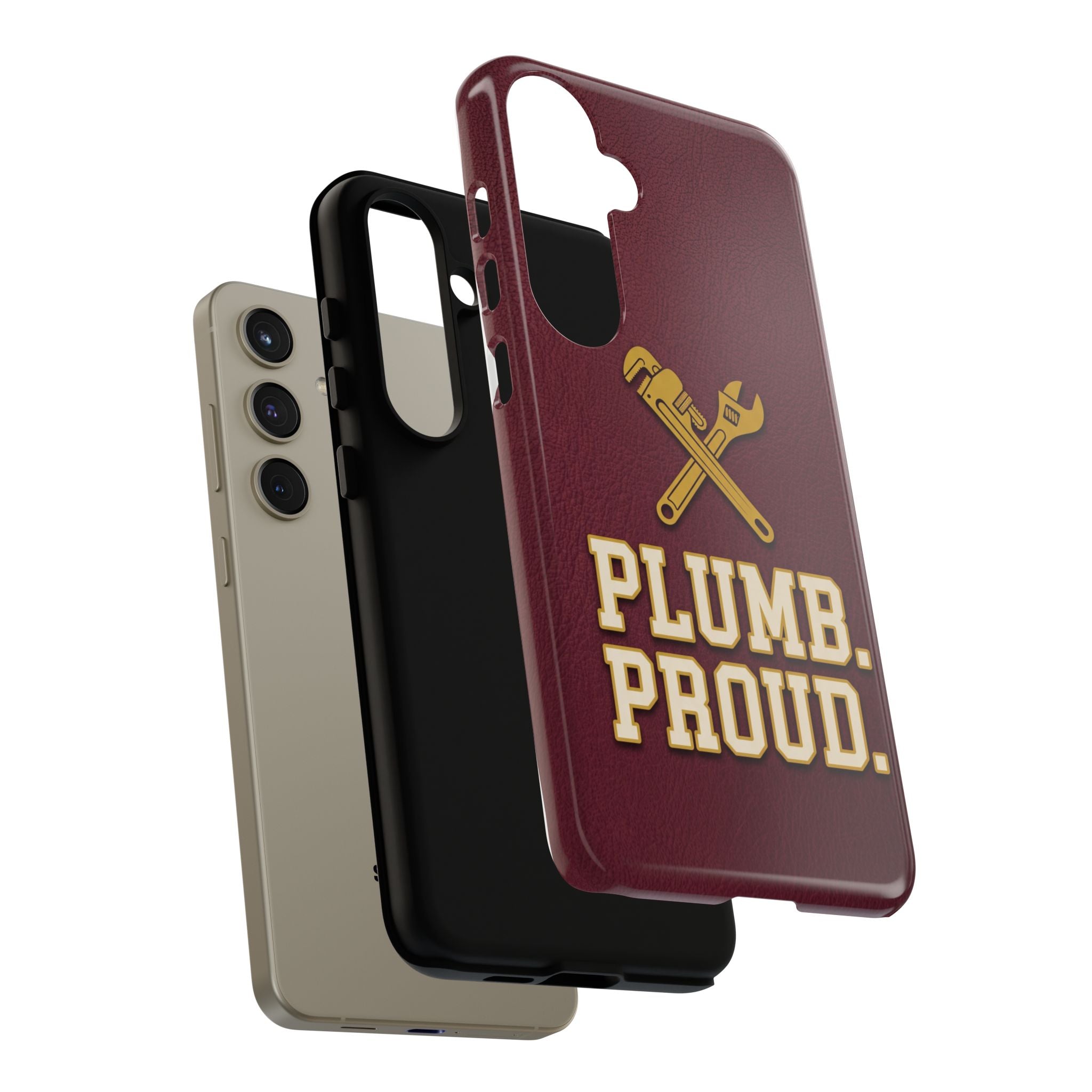 Plumb. Proud. Varsity Print Phone Case - Samsung & iPhone Series