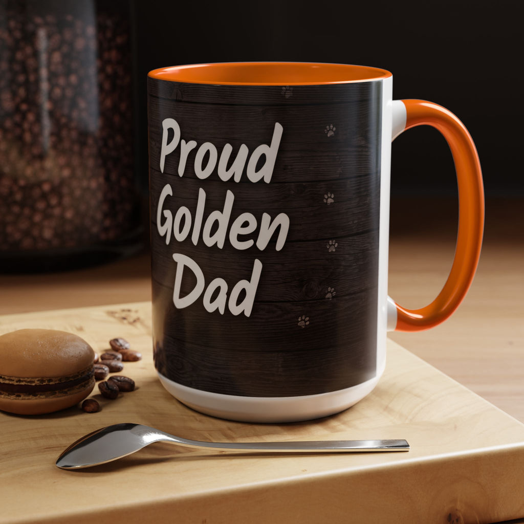 Proud Golden Dad Mug | Golden Retriever Lover Gift | Dog Dad Coffee Mug