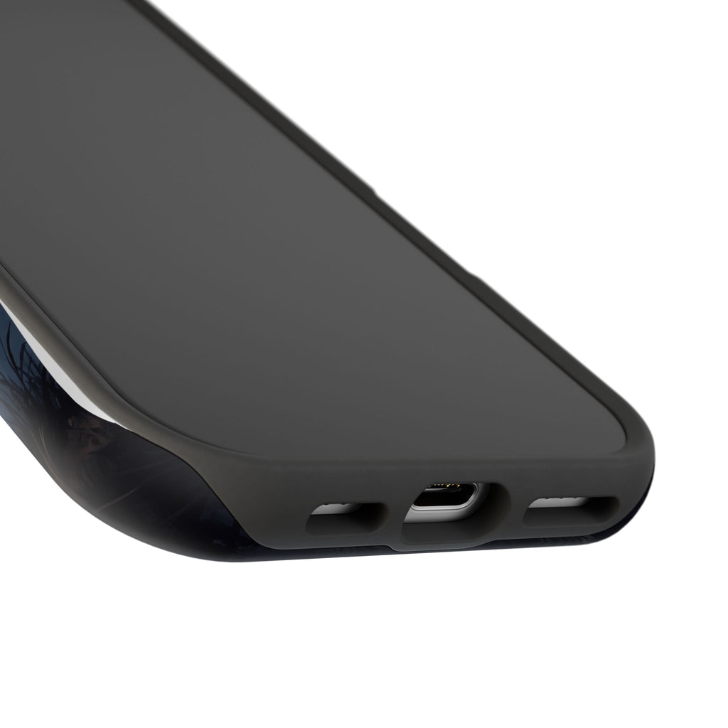 Personalized Dachshund Moonlight Phone Case — Wireless Charging Cover