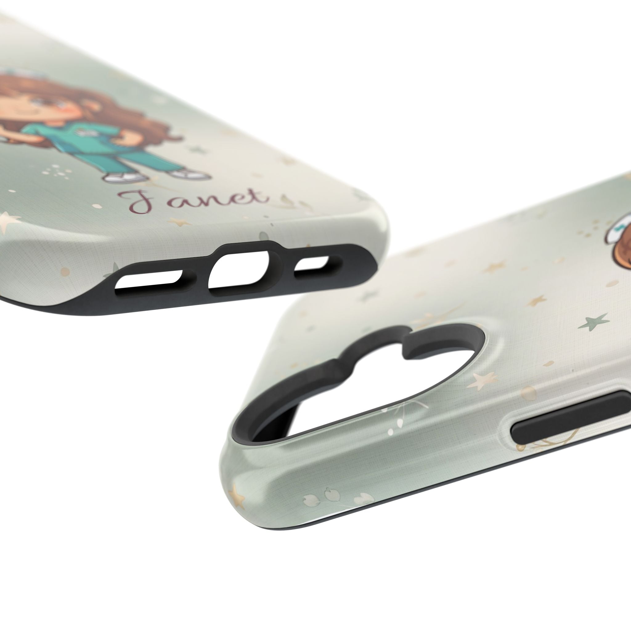 Personalized Nurse with Syringe Phone Case — Wireless Charging Cover
