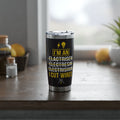 Funny Electrician Tumbler – "I Cut Wires" Misspelled Gag Design 20 oz