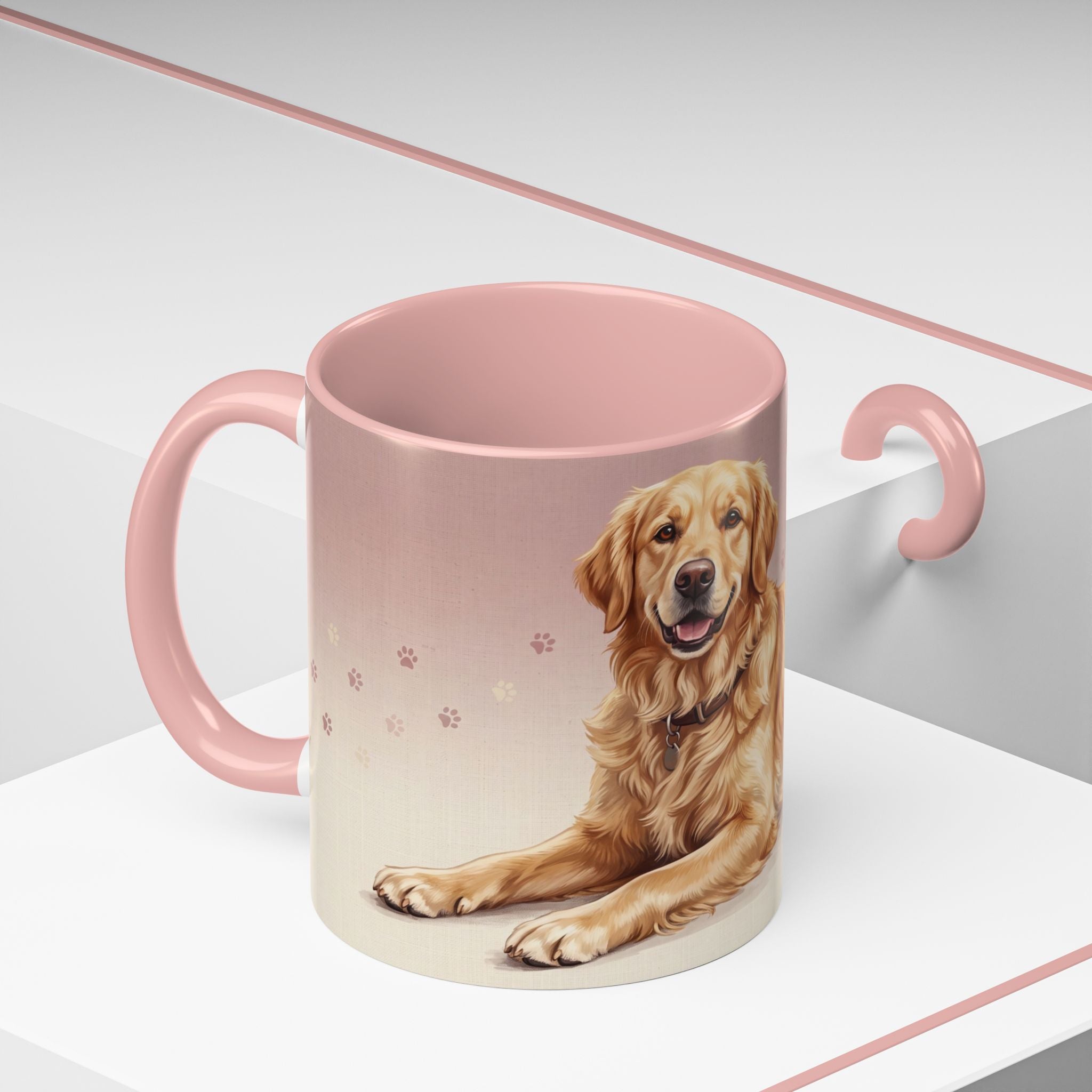 Golden Retriever Lying Down Mug | Golden Retriever Lover Gift | Cute Dog Coffee Mug