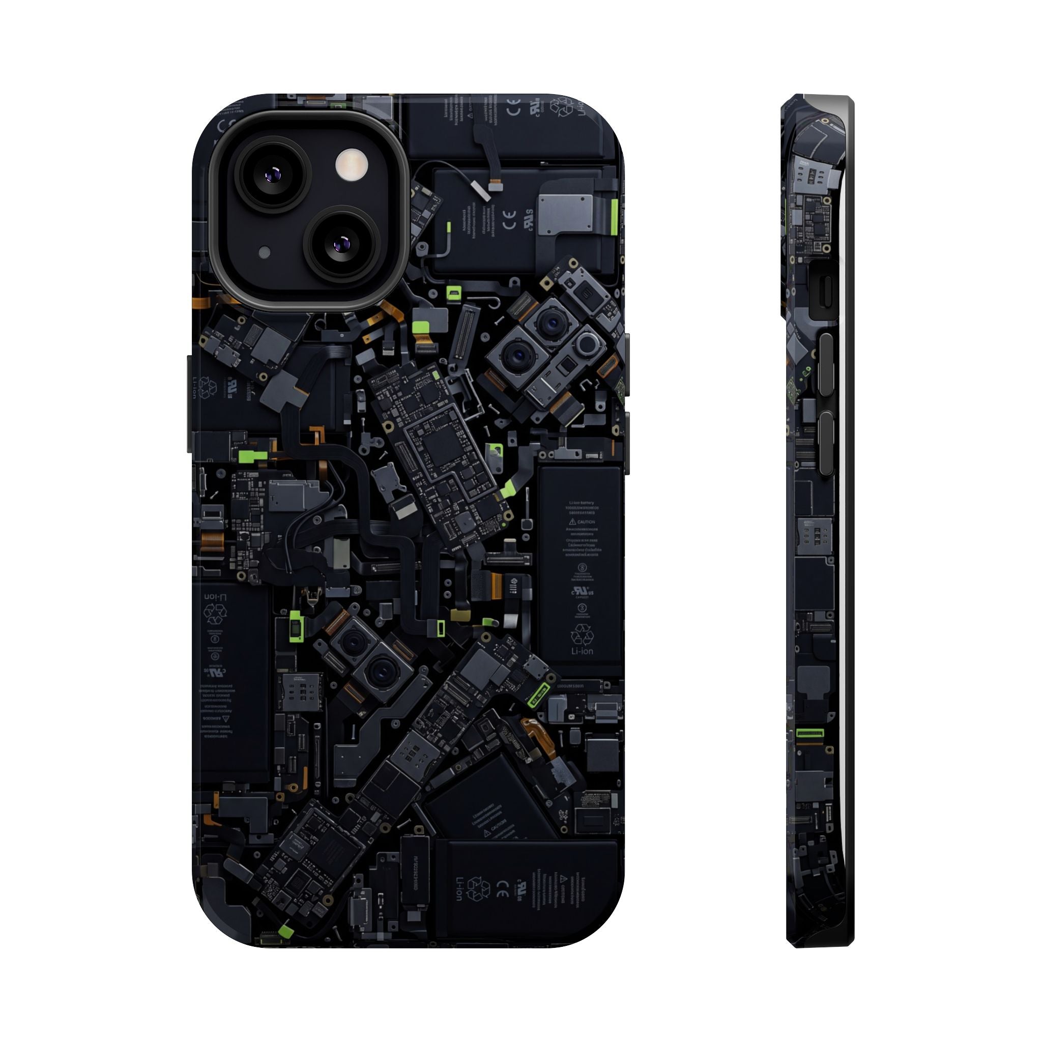 Circuit Core Phone Case — Motherboard Print Wireless Charging Cover