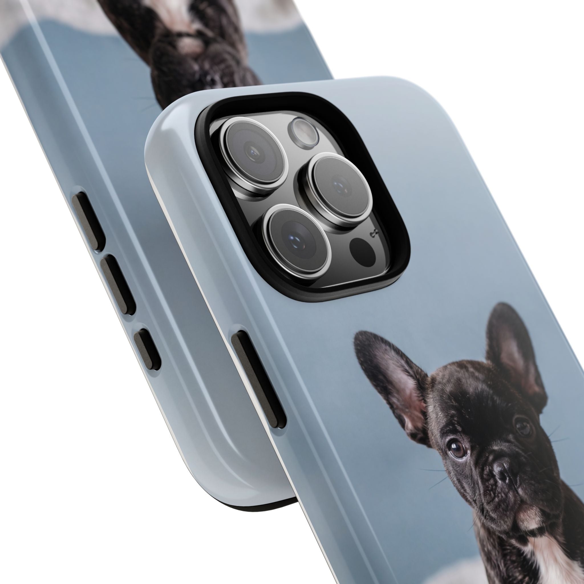 French Bulldog Puppy Phone Case | Adorable Brindle Frenchie Portrait | Samsung & iPhone