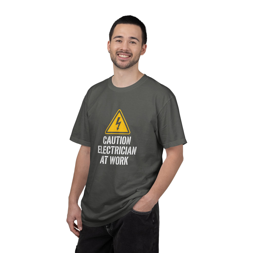 Caution Electrician At Work T-Shirt