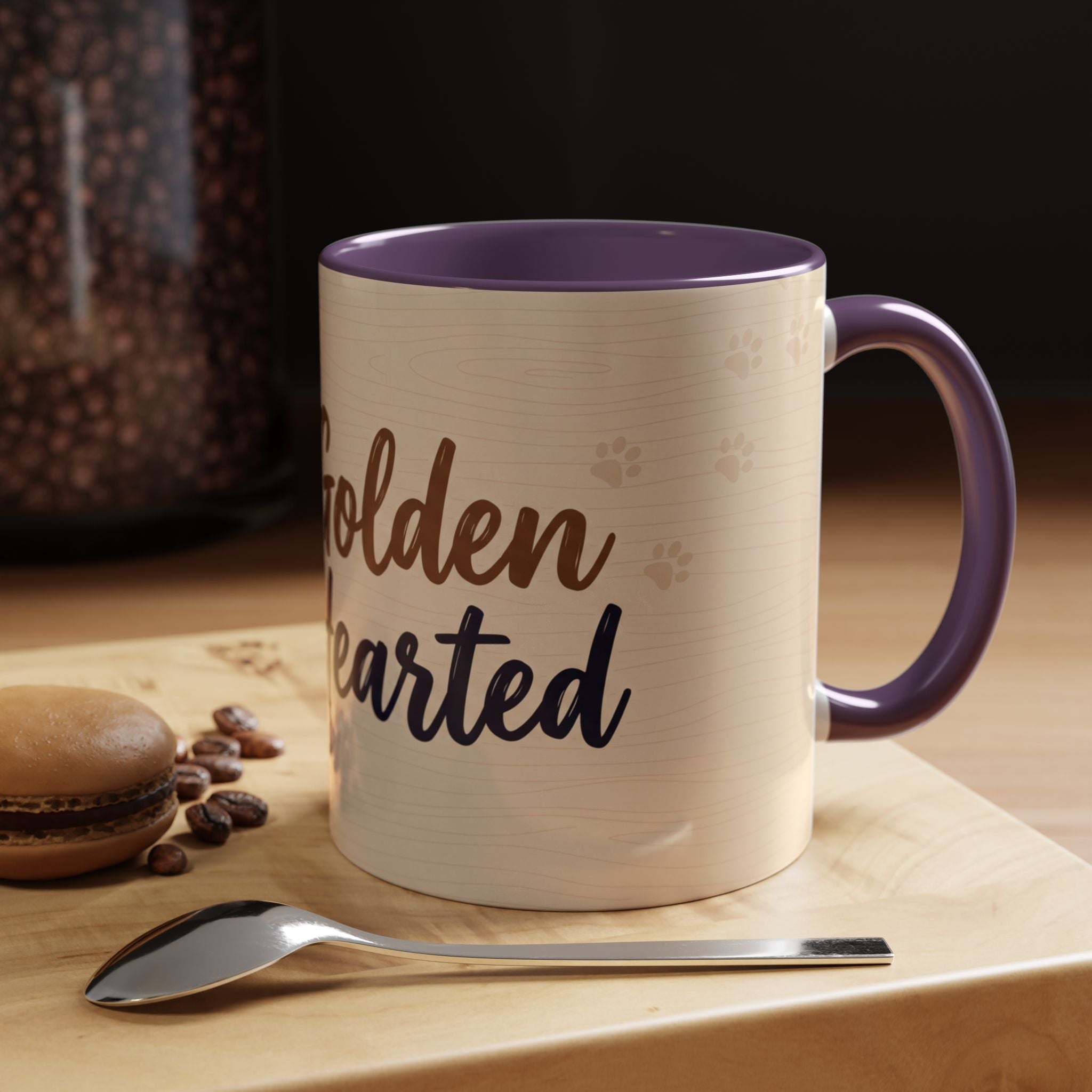 Golden Hearted Mug | Golden Retriever Lover Gift | Cute Dog Coffee Mug