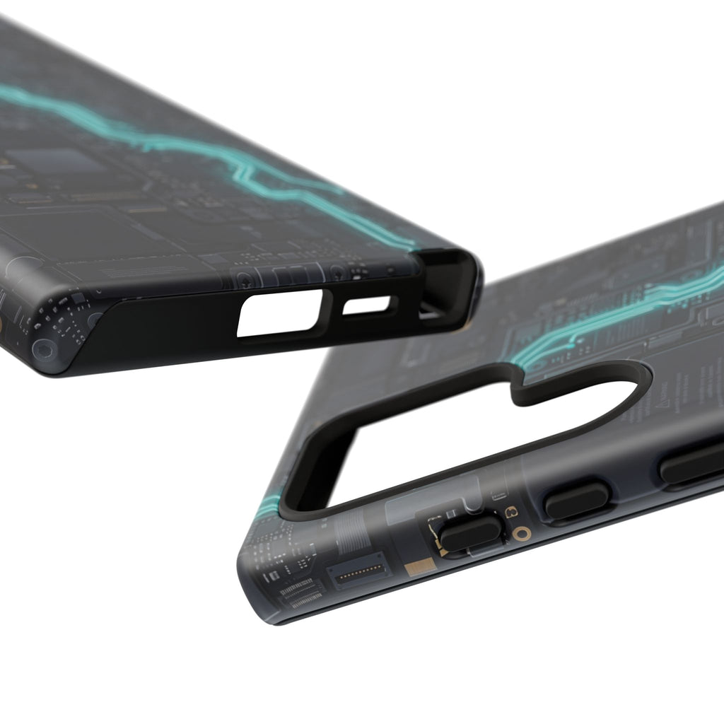 Electrician Cyan Circuit Phone Case - Samsung & iPhone Series
