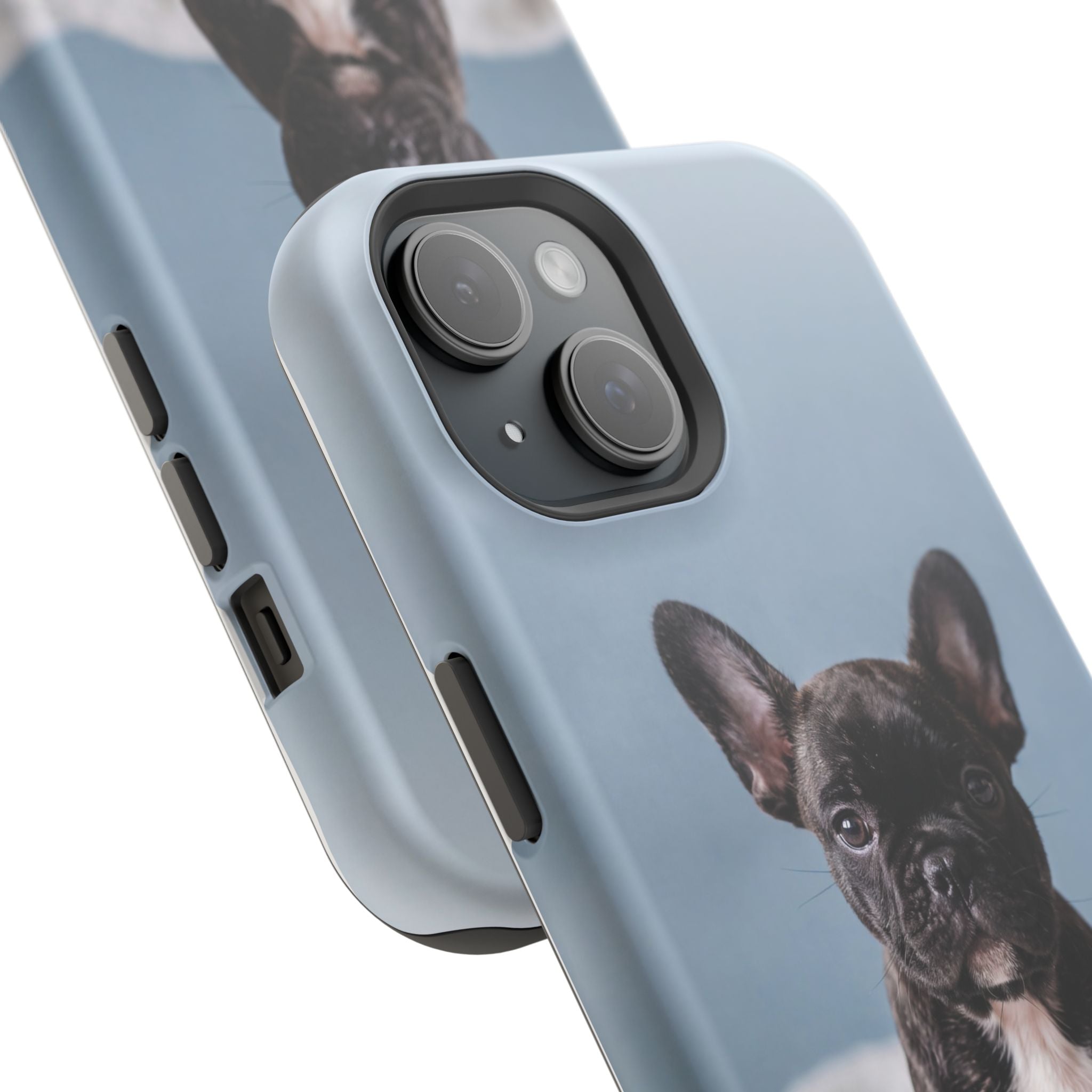 French Bulldog Puppy Phone Case — Impact-Resistant Wireless Charging Cover