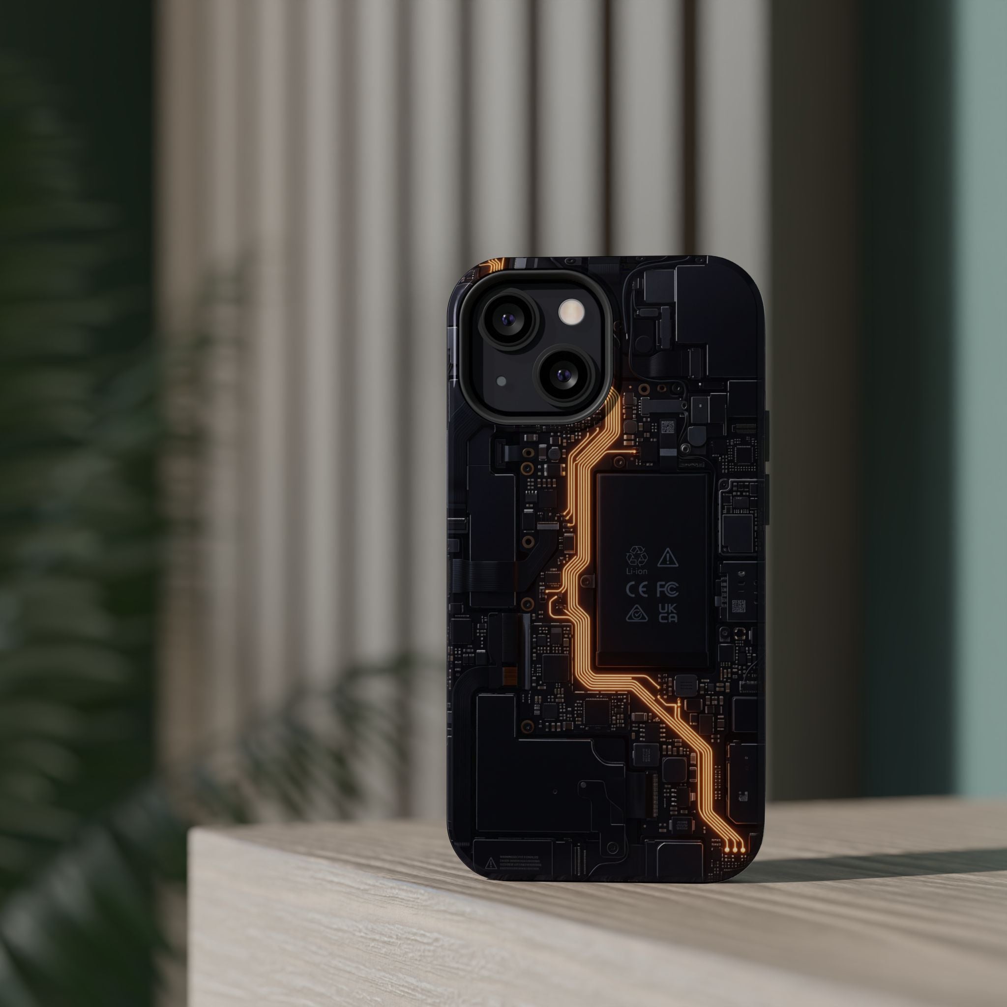 Electrician Circuit Bolt Phone Case — Impact-Resistant Wireless Charging Cover