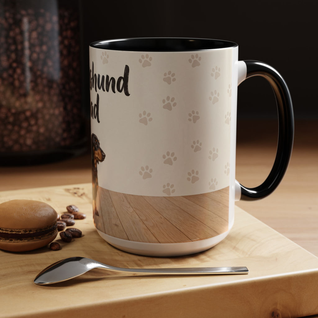 Dachshund Dad Mug | Cute Dog Dad Coffee Mug | Wiener Dog Gift for Dachshund Lovers