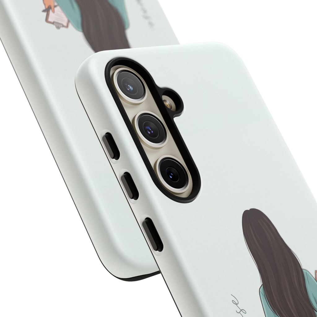 "Trust the Purpose" Nurse Phone Case | Illustrated Nurse in Scrubs Design | iPhone & Samsung