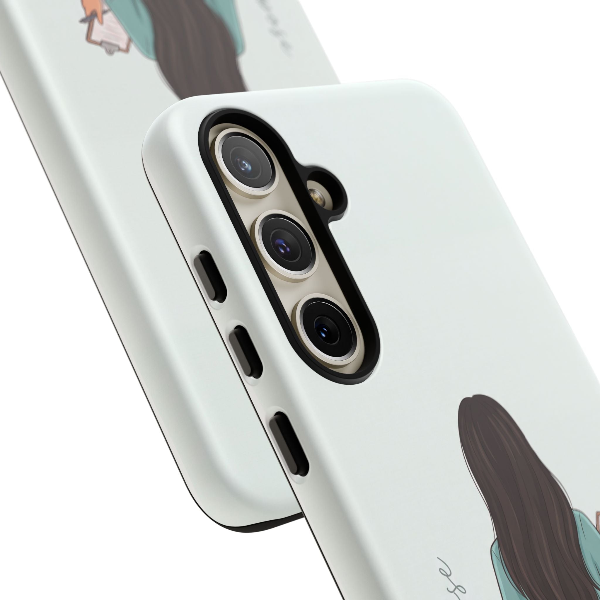 "Trust the Purpose" Nurse Phone Case | Illustrated Nurse in Scrubs Design | iPhone & Samsung
