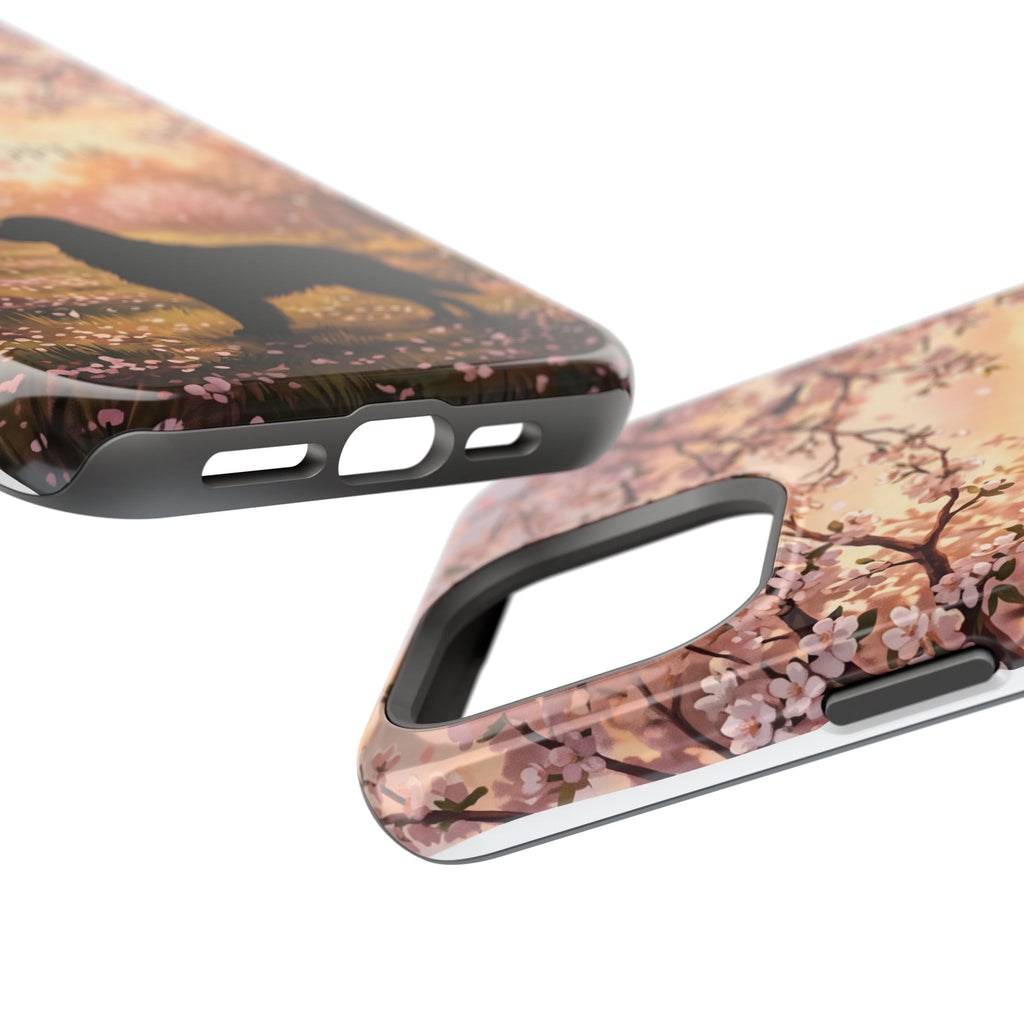 Personalized Golden Retriever Autumn Forest Phone Case — Wireless Charging Cover