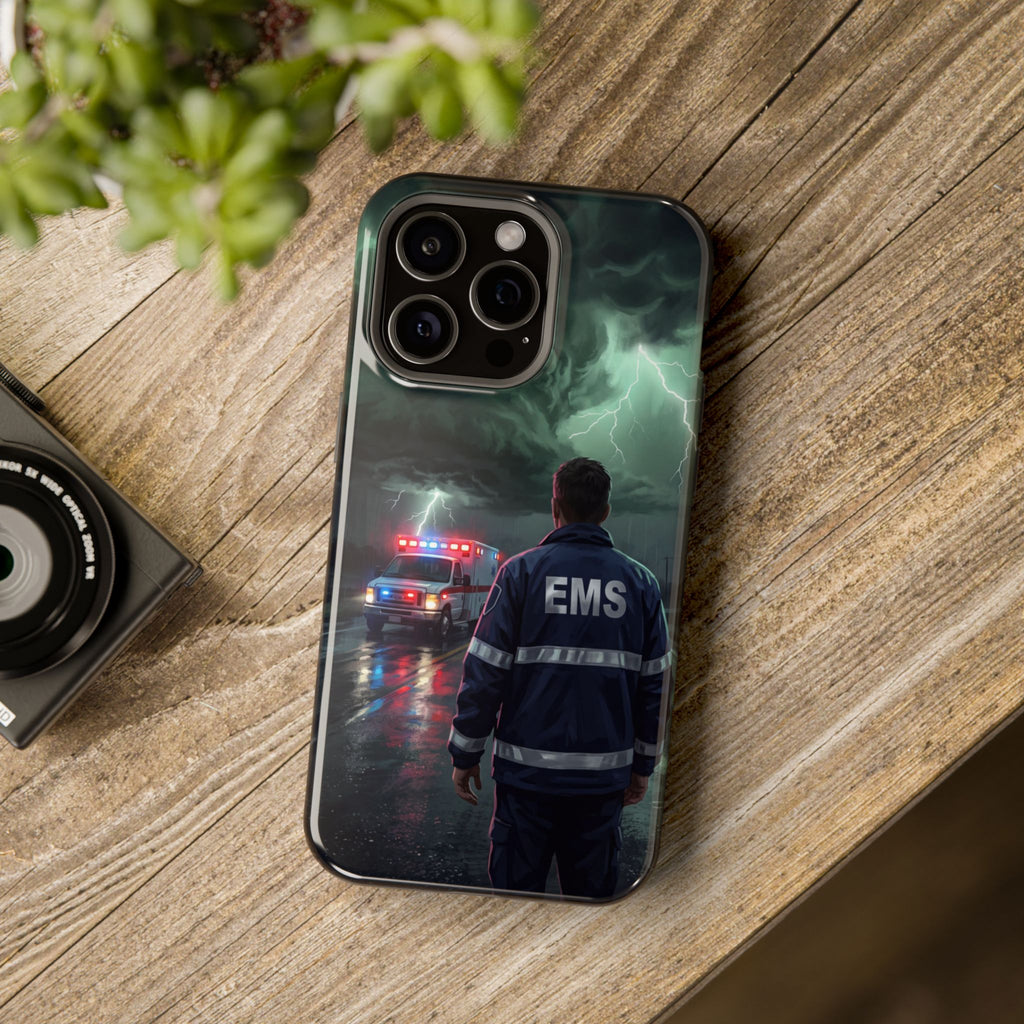 EMS Green Storm City Phone Case — Magnetic Wireless Charging Cover