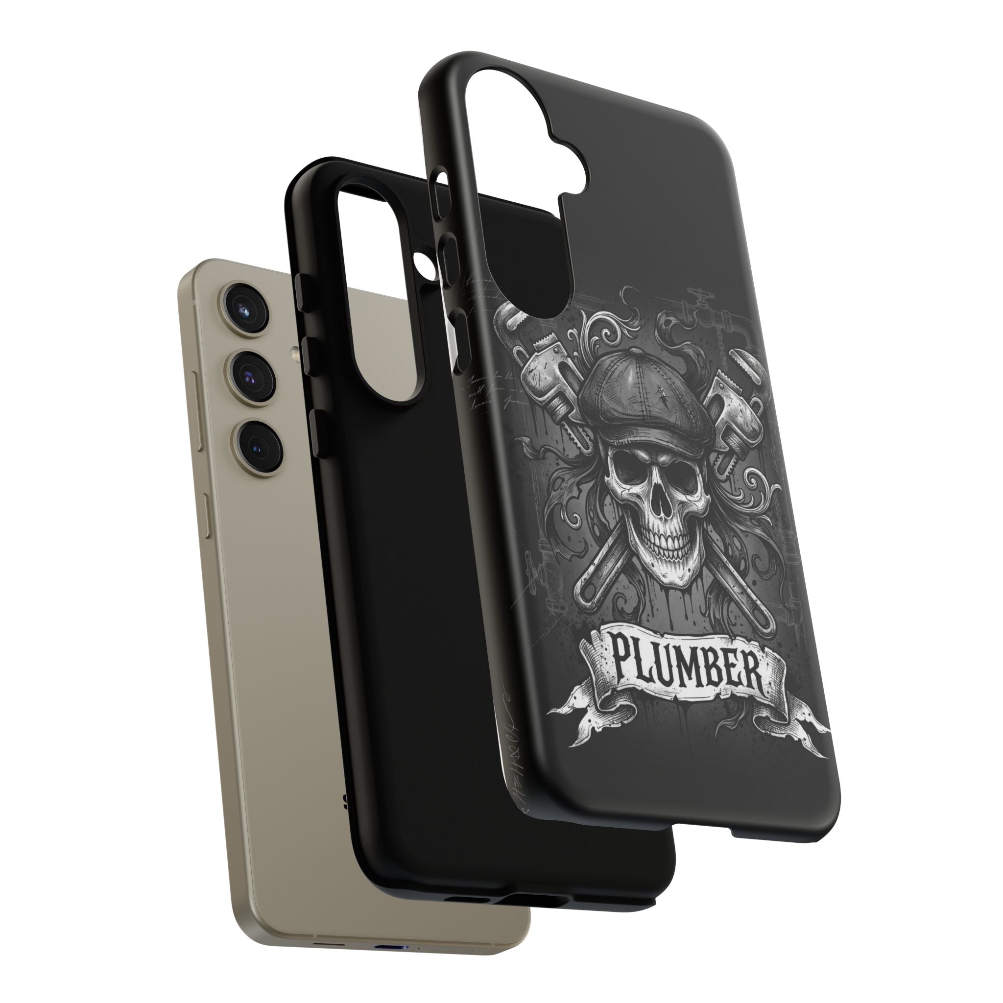 Gothic Skull Plumber Phone Case - Samsung & iPhone Series
