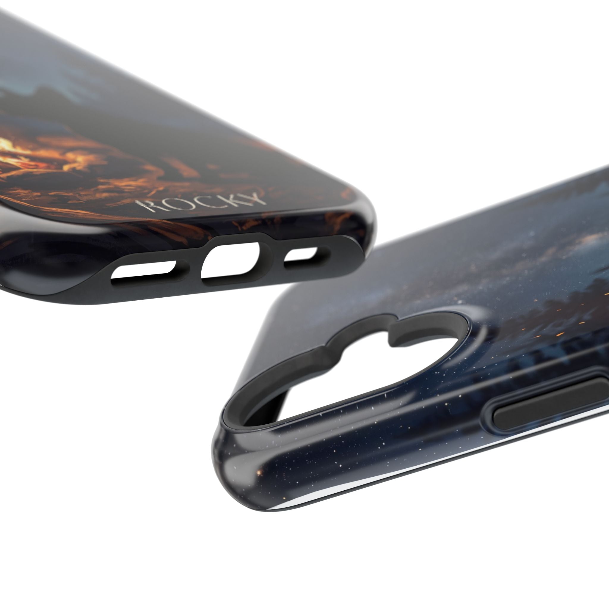 Personalized French Bulldog Campfire Phone Case — Wireless Charging Cover