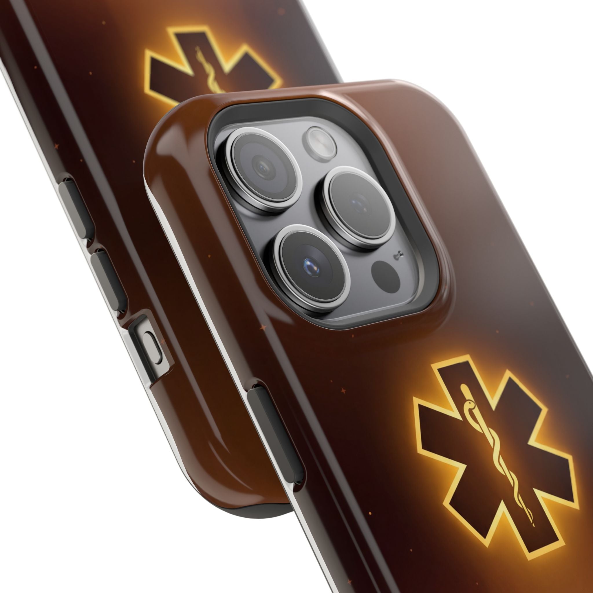 Paramedic/EMT Skyline Phone Case — Magnetic Wireless Charging Cover