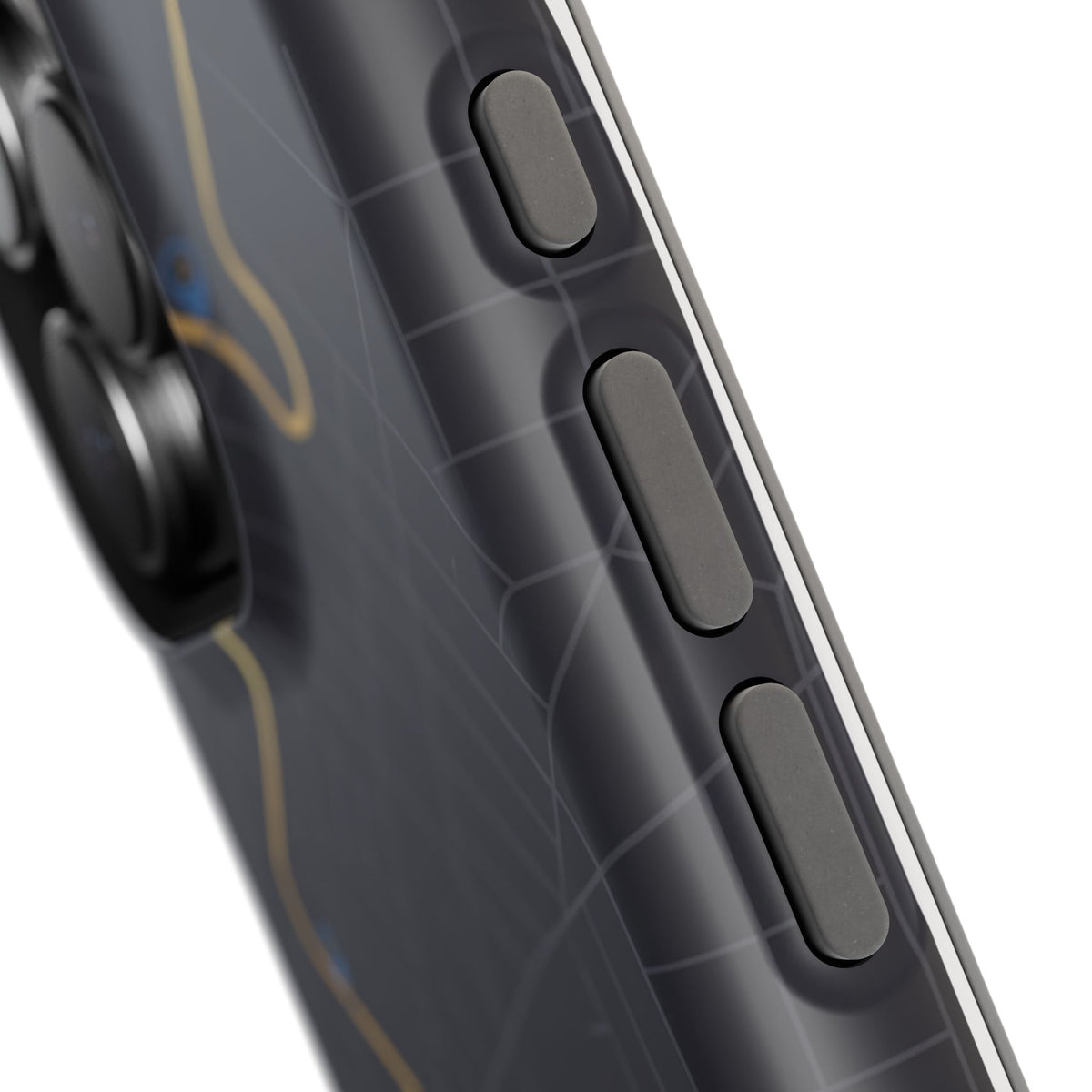 Paramedic/EMT Route Line Phone Case — Magnetic Wireless Charging Cover